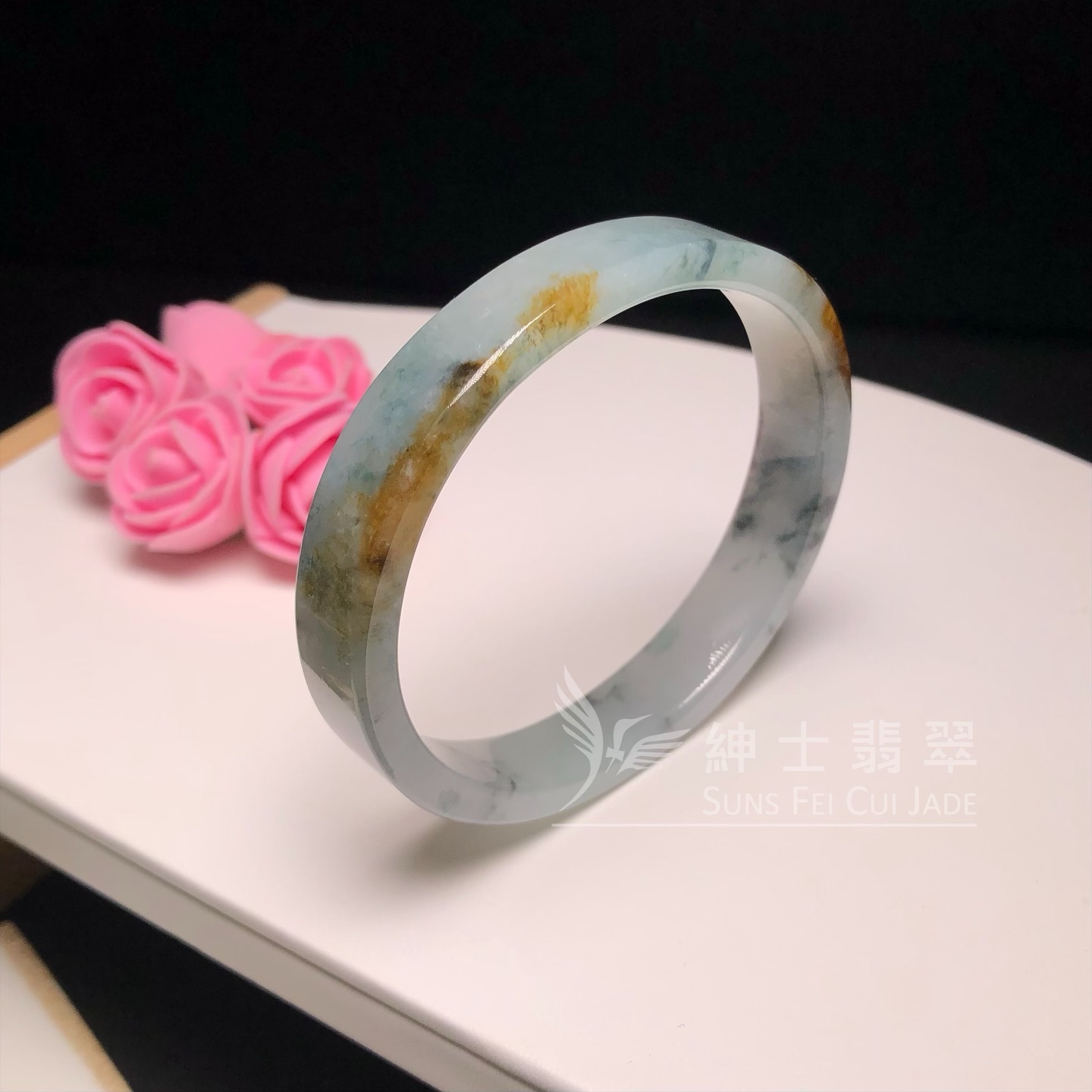 大馬坎糠皮貴妃方鐲54.5mm C06196