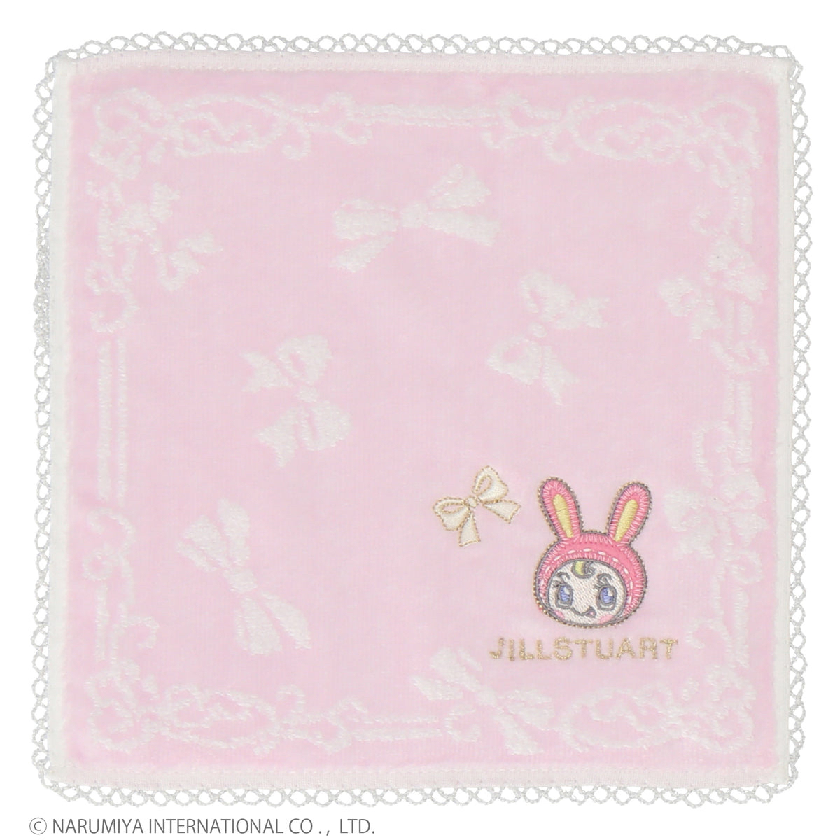 🎀【預訂】JILL STUART ×mezzo piano  絲帶迷你印花毛巾 P