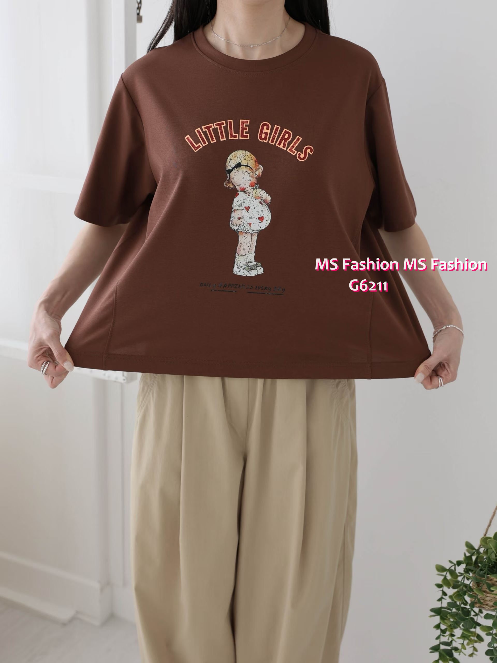 G6211 韓國🇰🇷可愛女仔圖案top