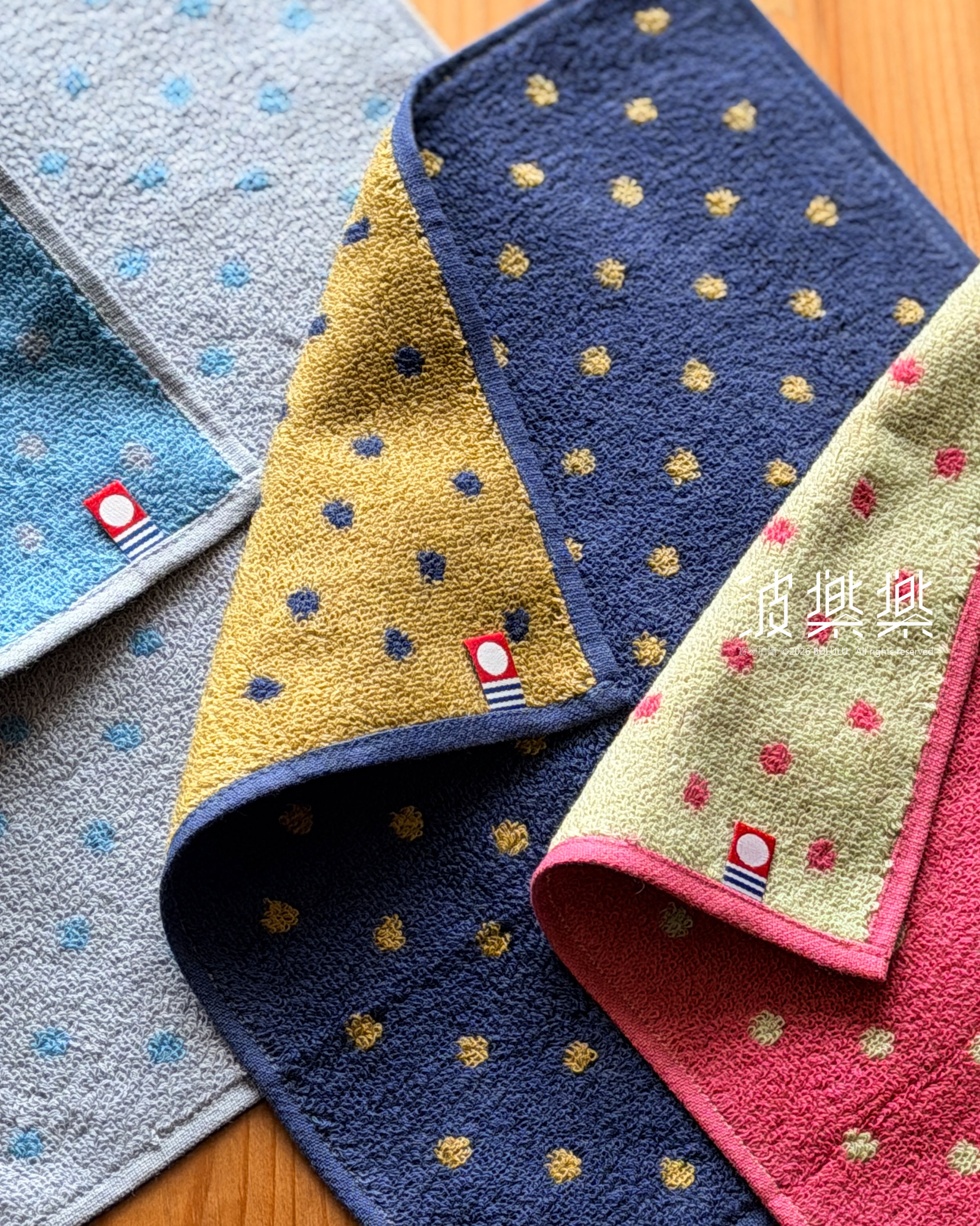 今治(圓點)小方巾 手帕