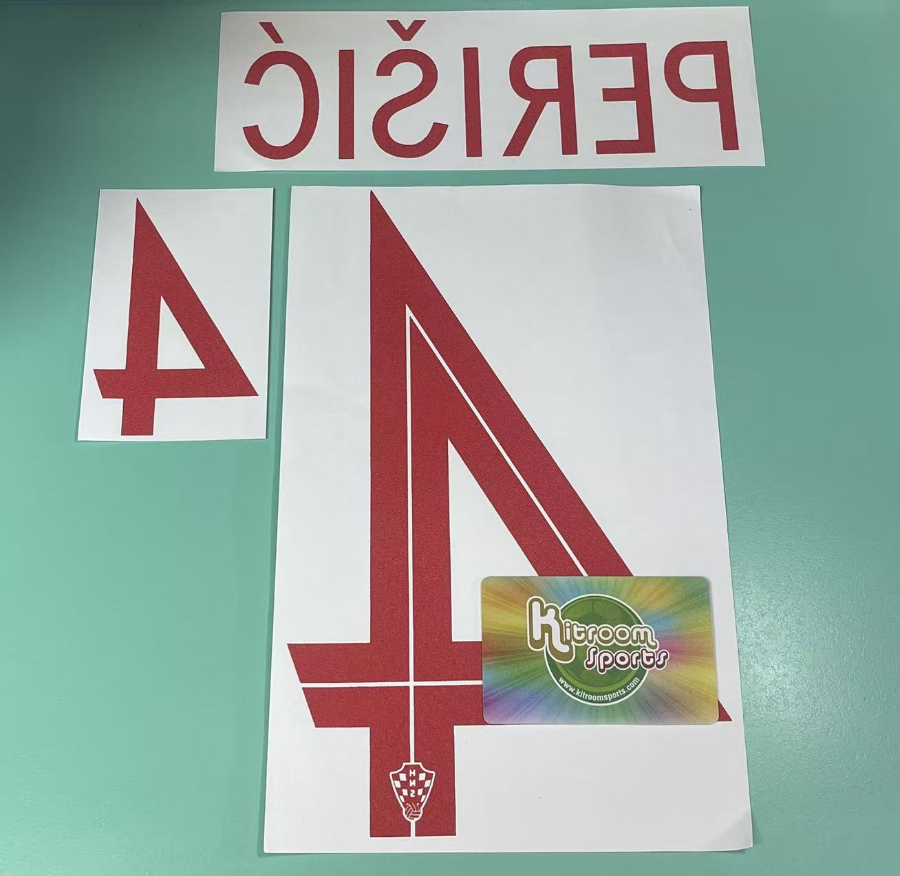 2018 Croatia Away Nameset #4 PERISIC