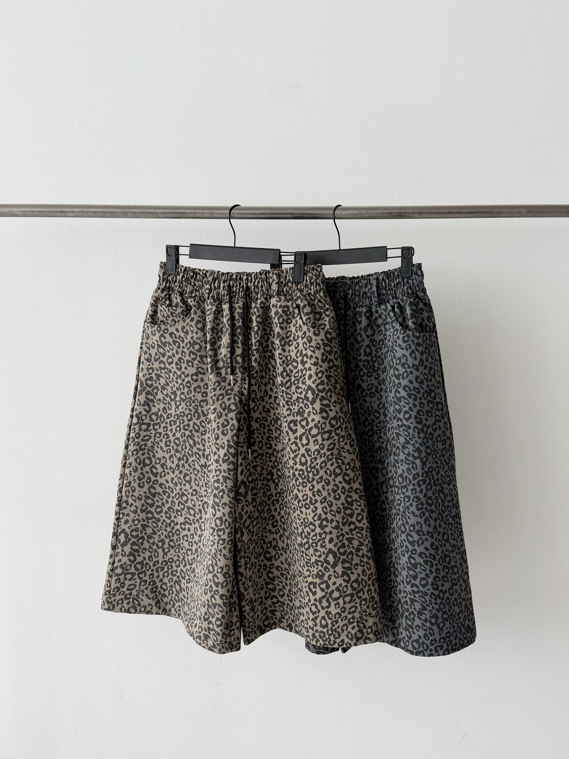 Animal printed shorts