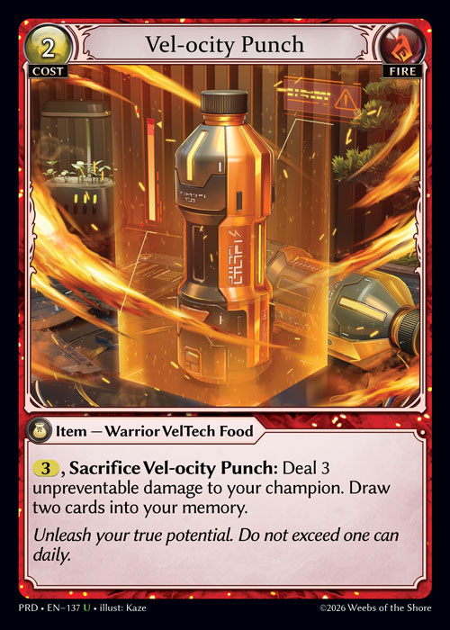 Vel-ocity Punch / PRD-137 (U)