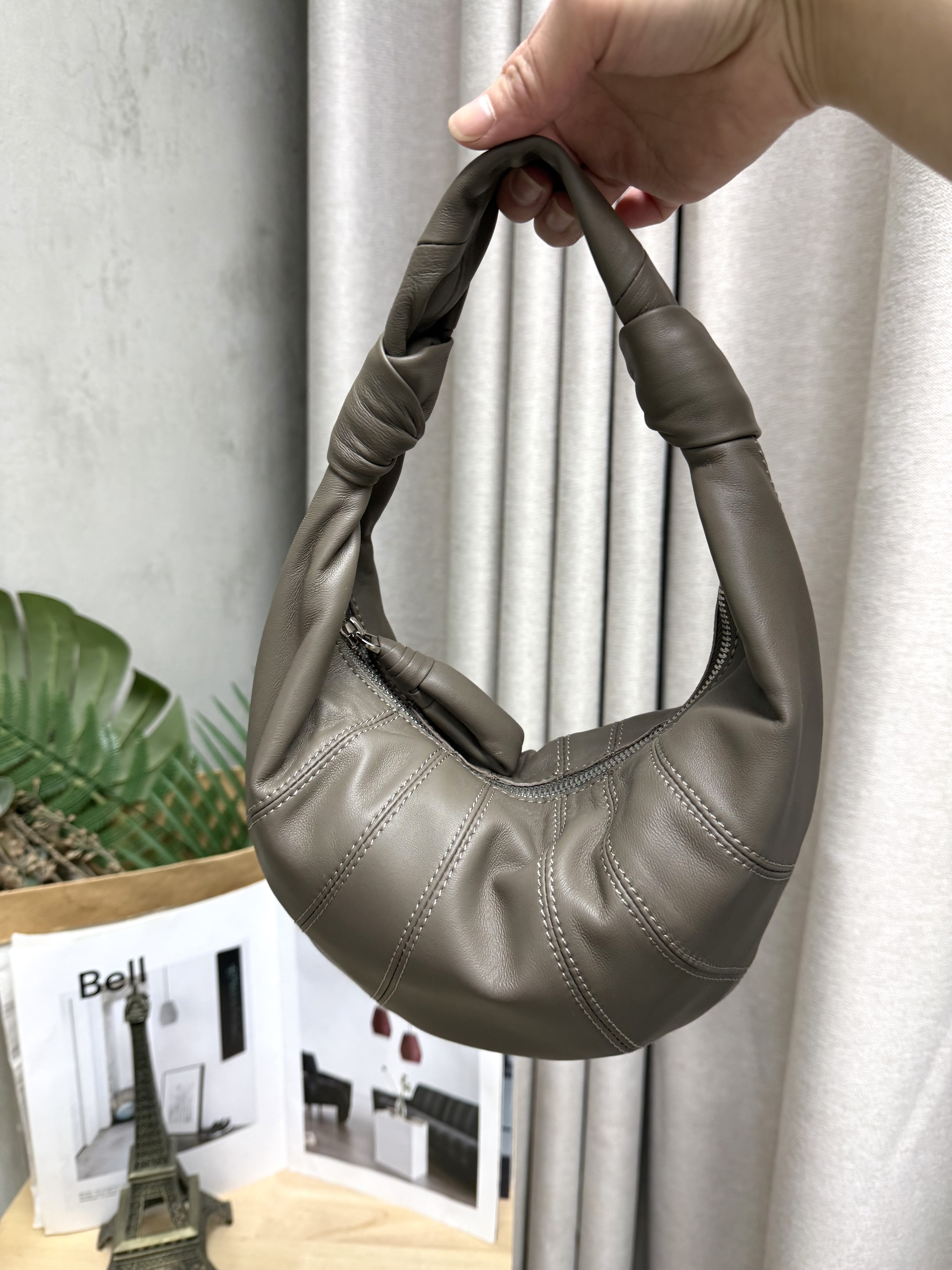 羊皮牛角袋