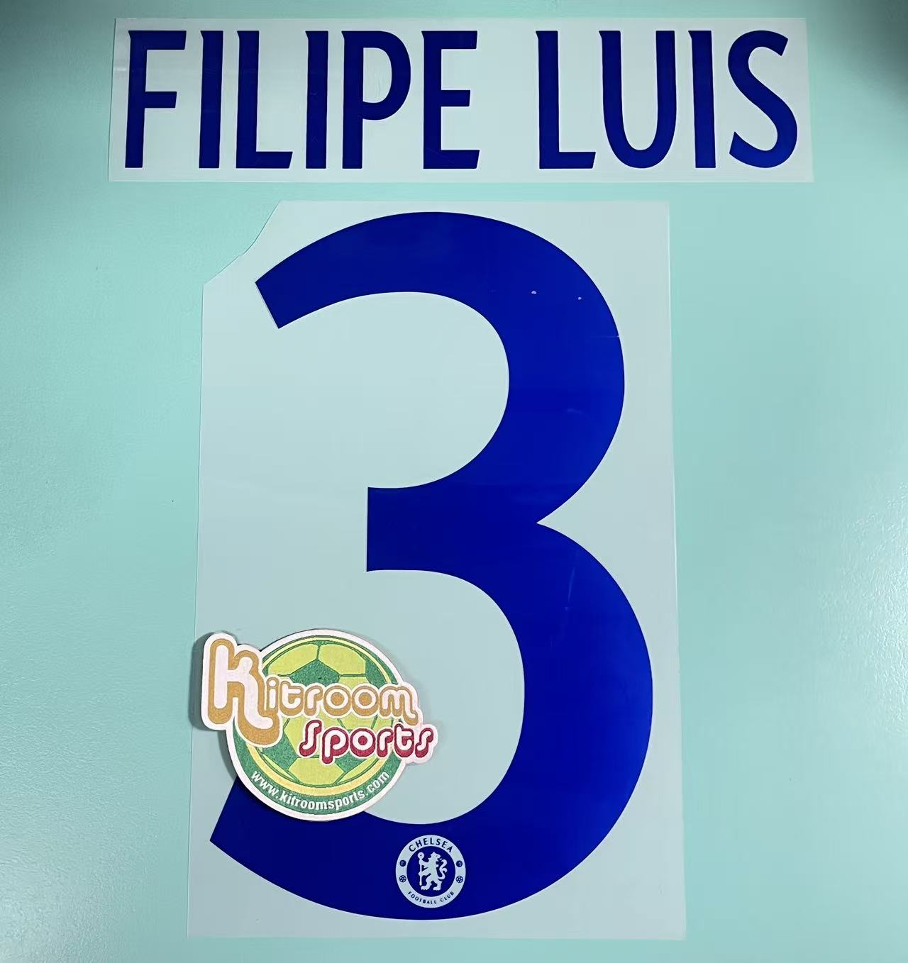 2014-15 Chelsea Away UCL Nameset #3 FILIPE LUIS