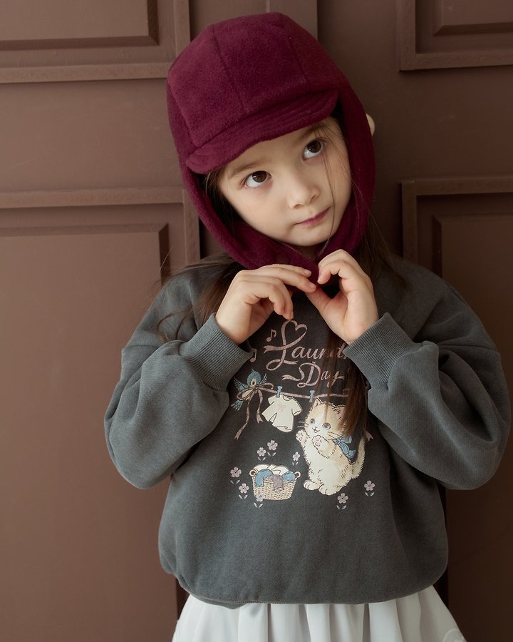 Momoann | Pigcat sweatshirt with Mom