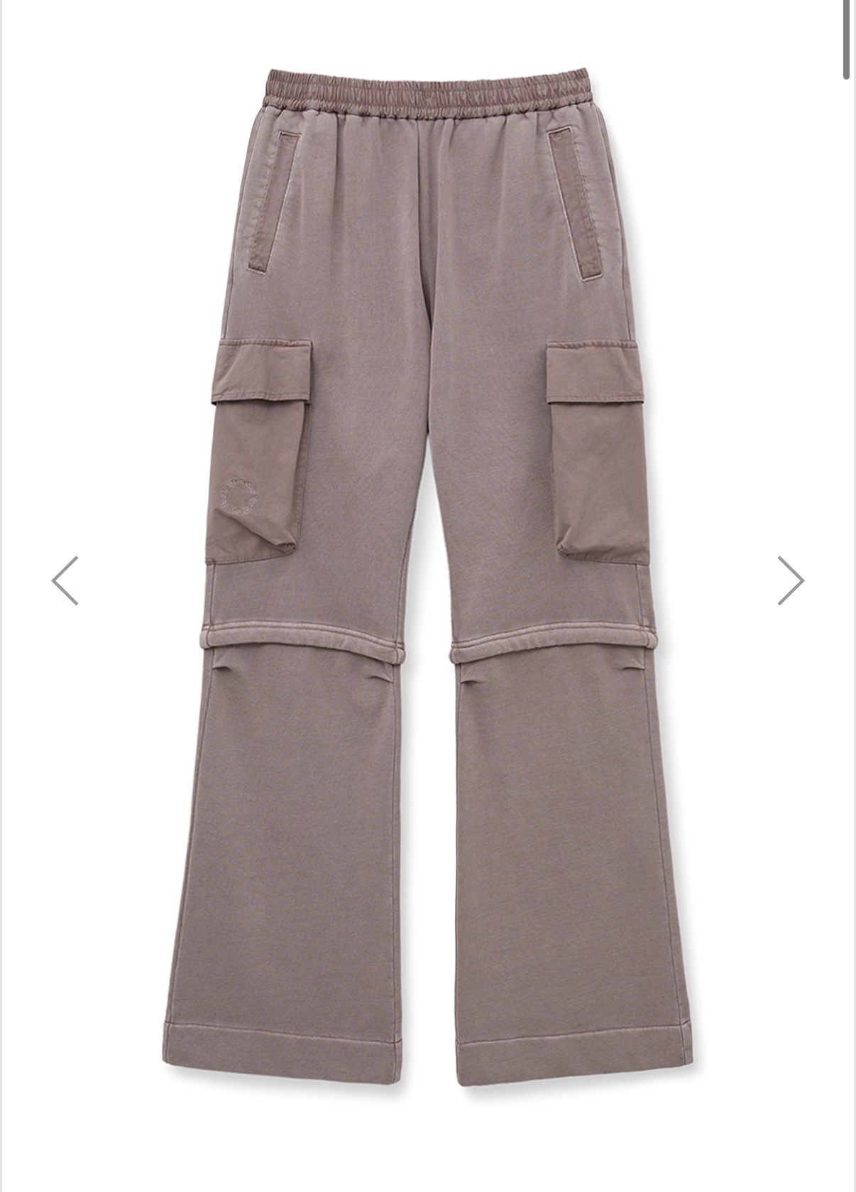 MATIN KIM特價場 PIGMENT DYED CARGO PANTS FOR WOMEN IN PINK