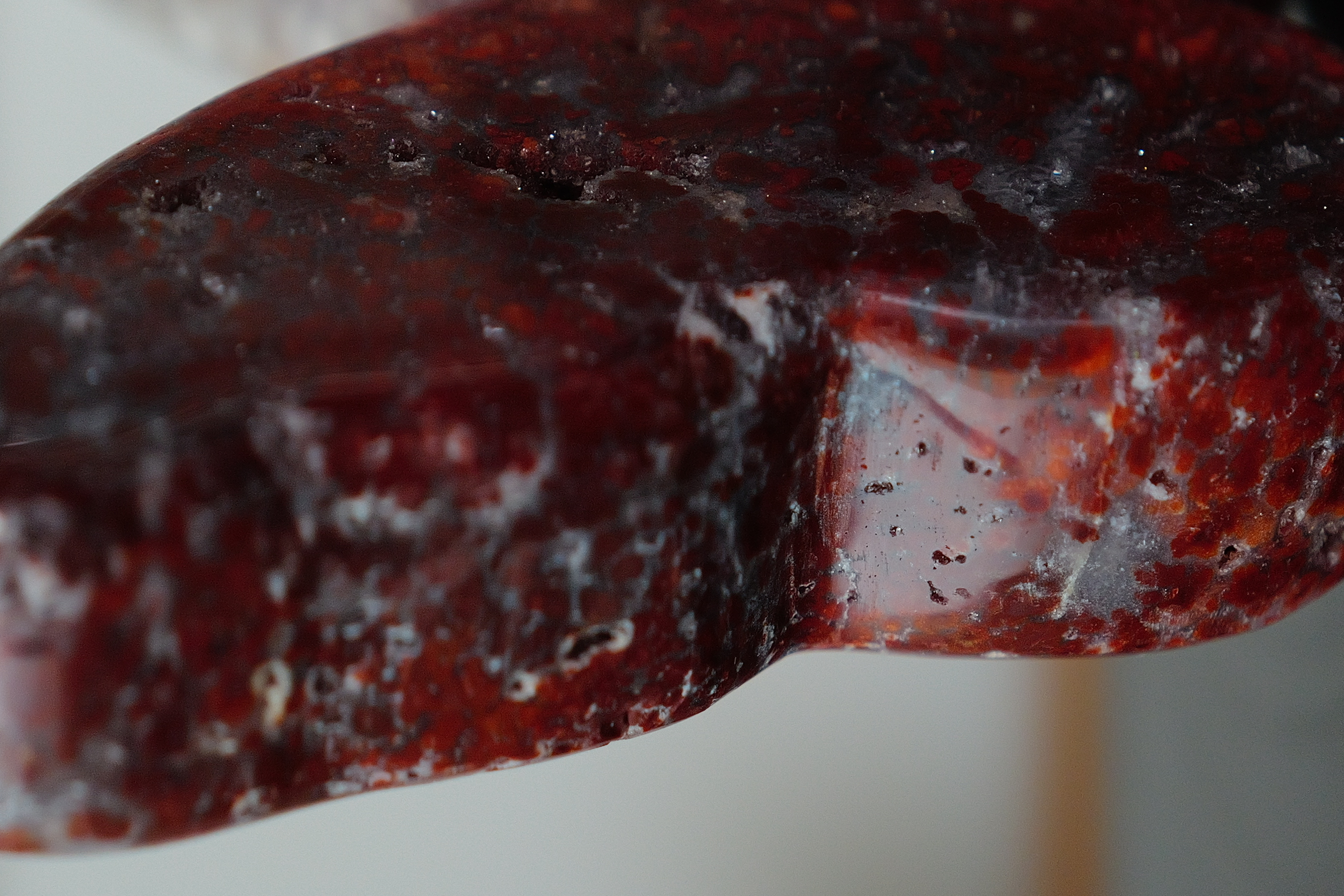 ༒ 11.2cm RED JASPER BUTTERFLY ༒  JA.7048C3AG3A8-RA20*5em