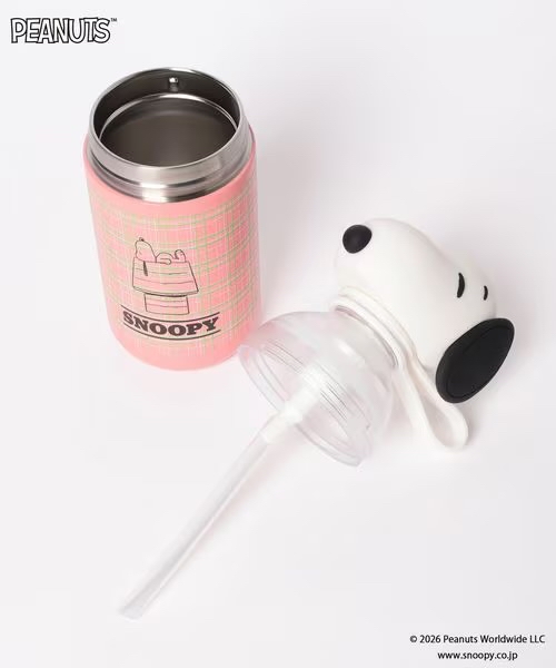 日本LOWRYS FARM聯名 日本🇯🇵限定LOWRYS FARM 聯乘版 SNOOPY立體頭 不鏽鋼保溫瓶 保溫壺