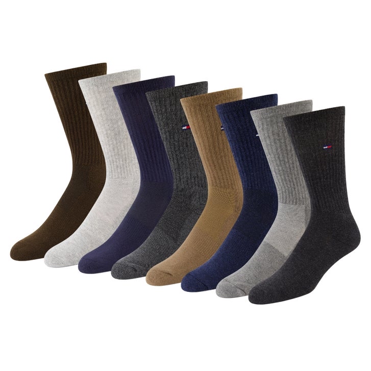 加拿大🇨🇦空運直送 Tommy Hilfiger men’s crew socks 中筒襪 (a pack of 8 pairs) 