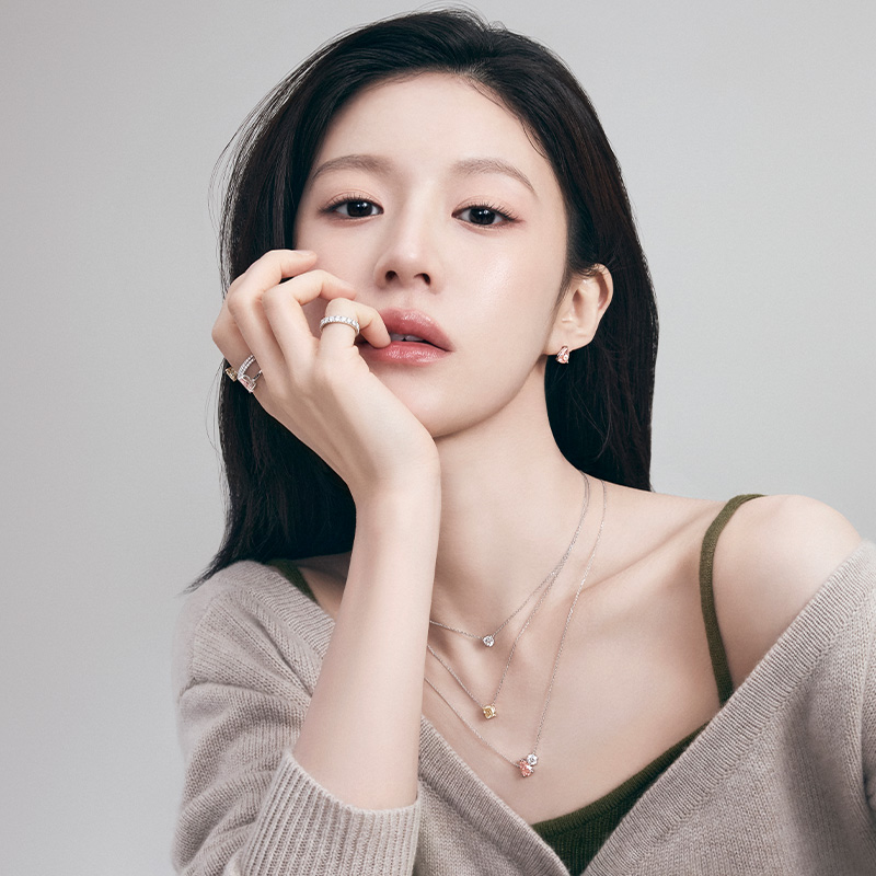 DIDIER DUBOT Sensuelle Platinum 鑽石頸鏈 (JDSNJ5F10HC)