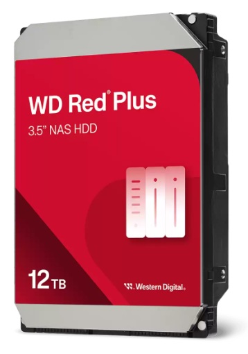 WD Red Plus NAS 硬碟 (3.5 吋) - 12 TB ( 型號: WD120EFGX) 保養期: 3年