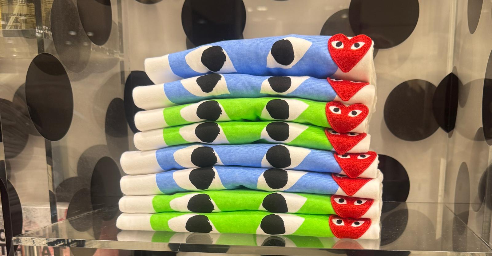 CdG 紫心tee Size Xxs-xxxl