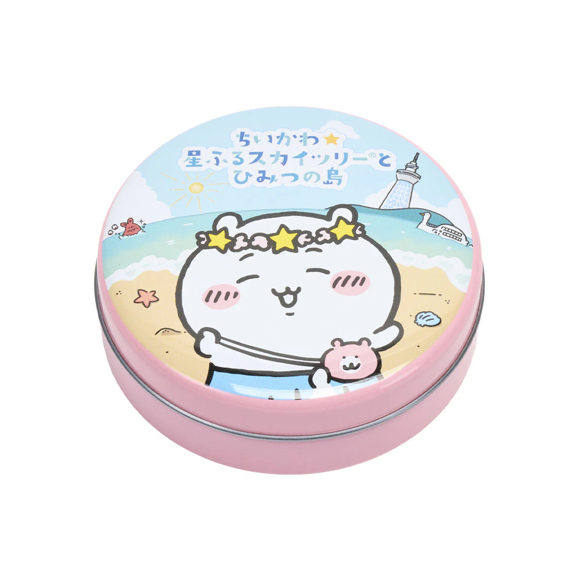 🎀【預訂】 Chiikawa 人魚島的秘密 x 星空晴空塔糖果罐 - Chiikawa