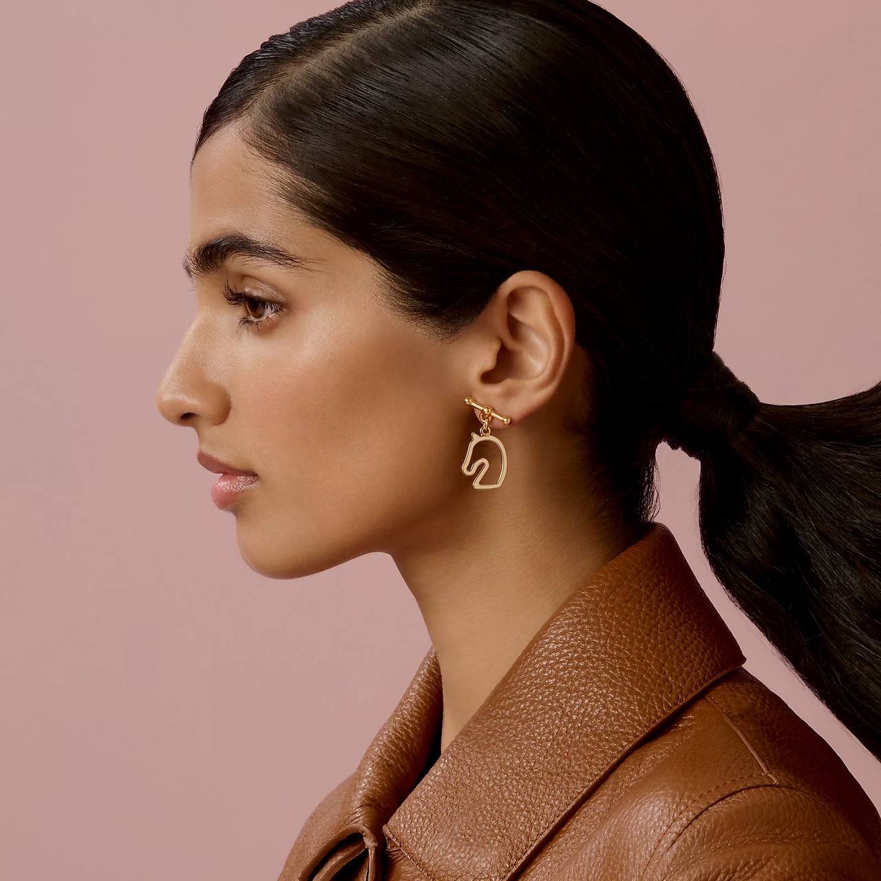 Hermes 新款🆕Tonnerre 耳環 斷貨顏色😍😍 奶白x 玫瑰金