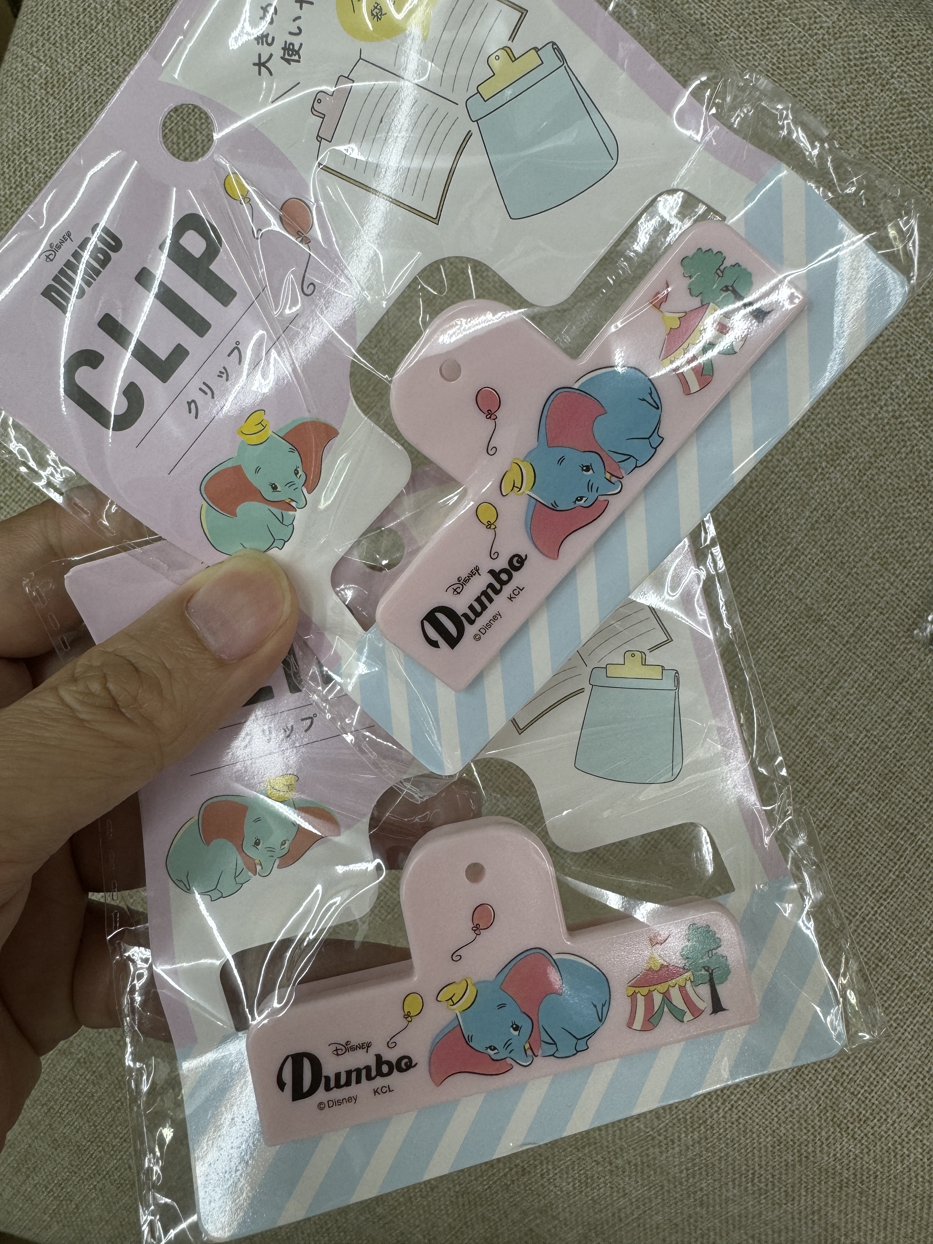 [現貨] [日本直送] 小飛象 ｜ DUMBO｜ 文件夾 | Document Clip {TF2408026}