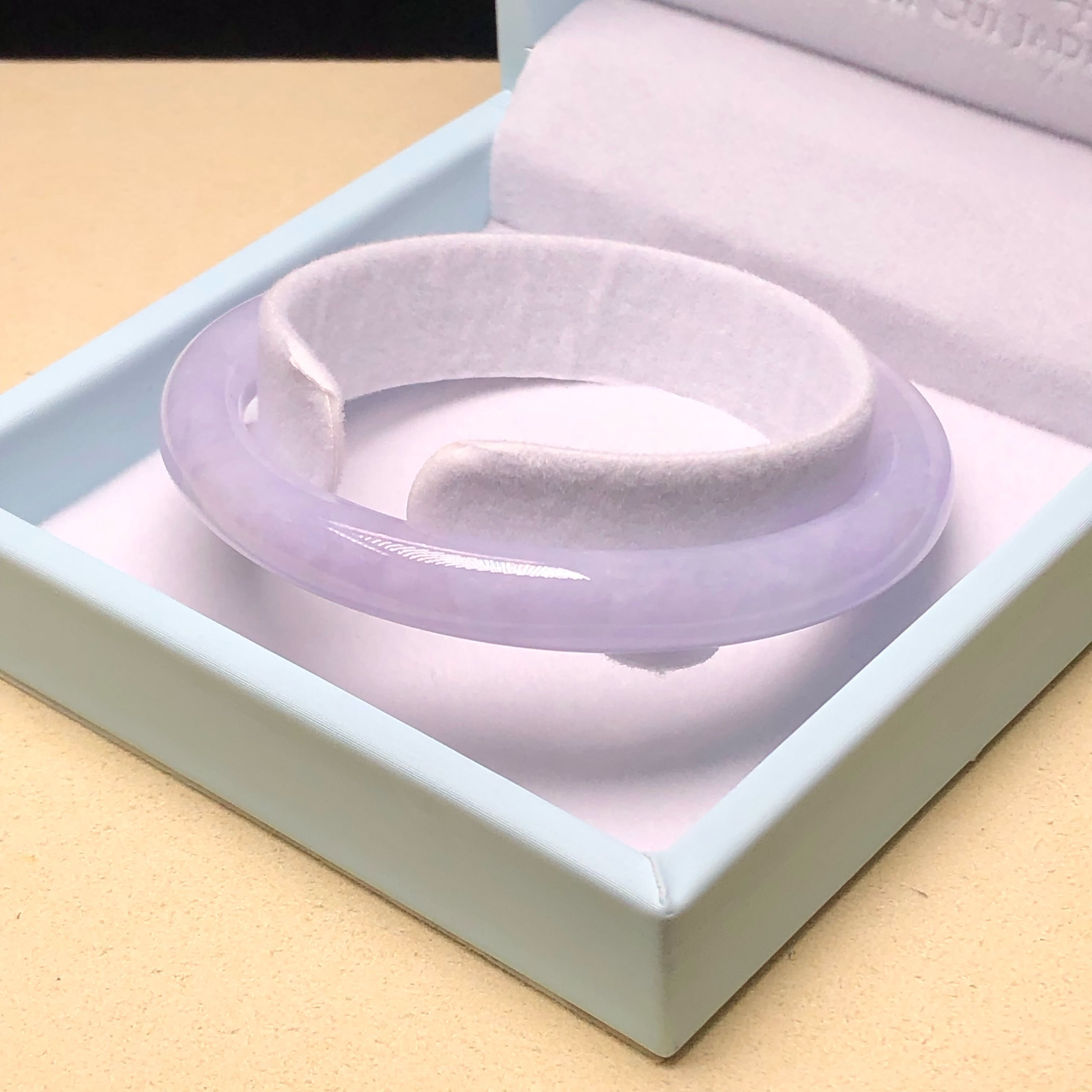 C06812 木那茄紫圓鐲56.4mm