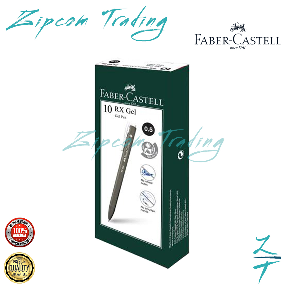 Faber Castell Rx Gel Pen (1 Box - 10pcs)