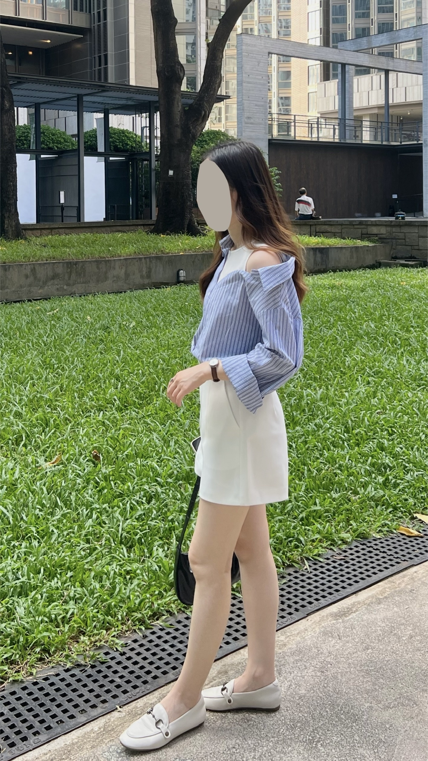 自留推薦假兩件恤衫 現貨