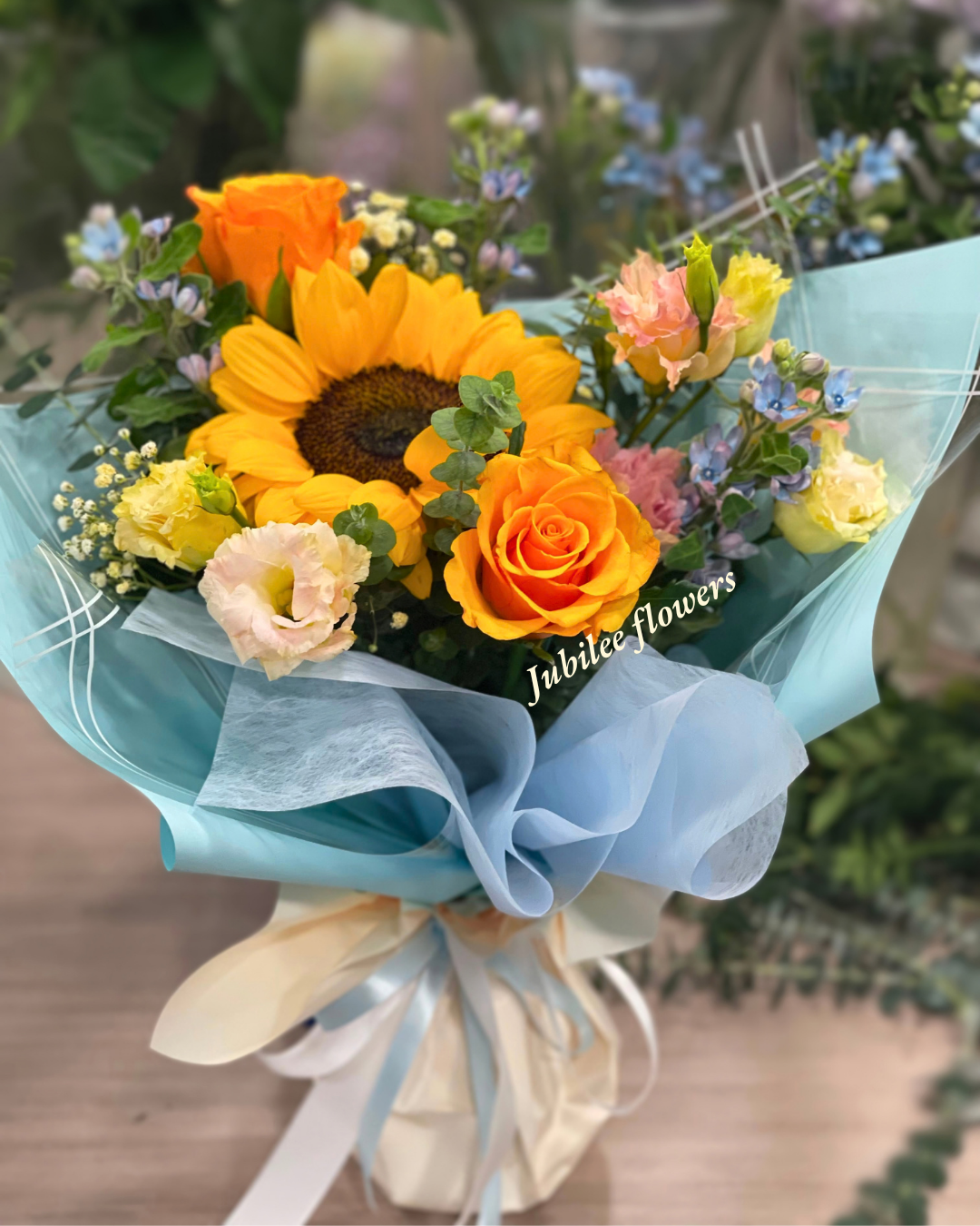 🌻向日葵 · 玫瑰混搭花束 