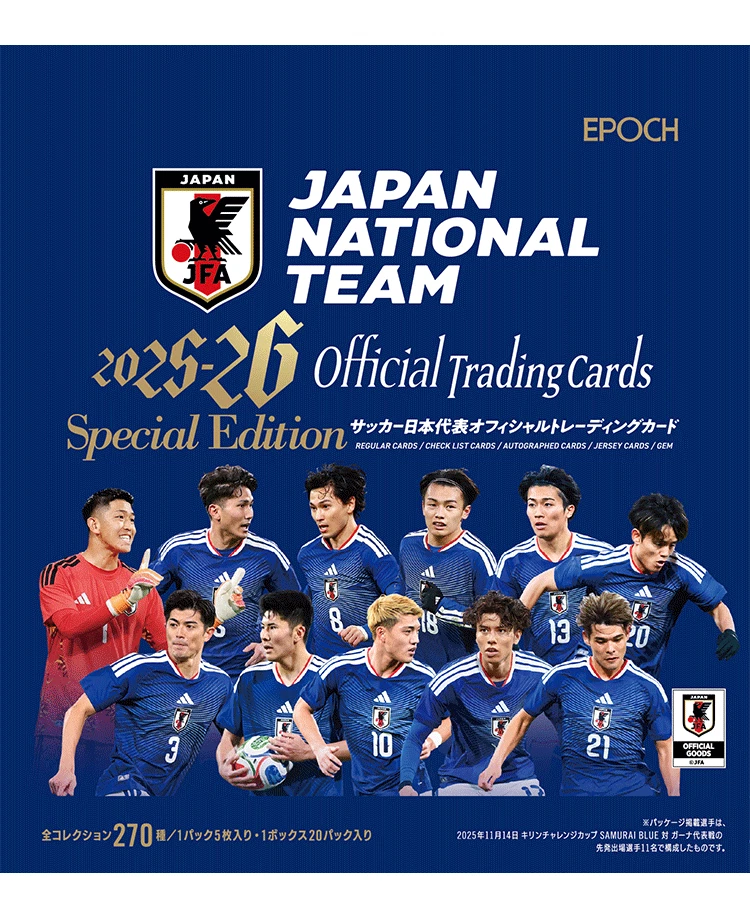 EPOCH 2025-26 Japan National Team Official Trading Card SE Soccer 