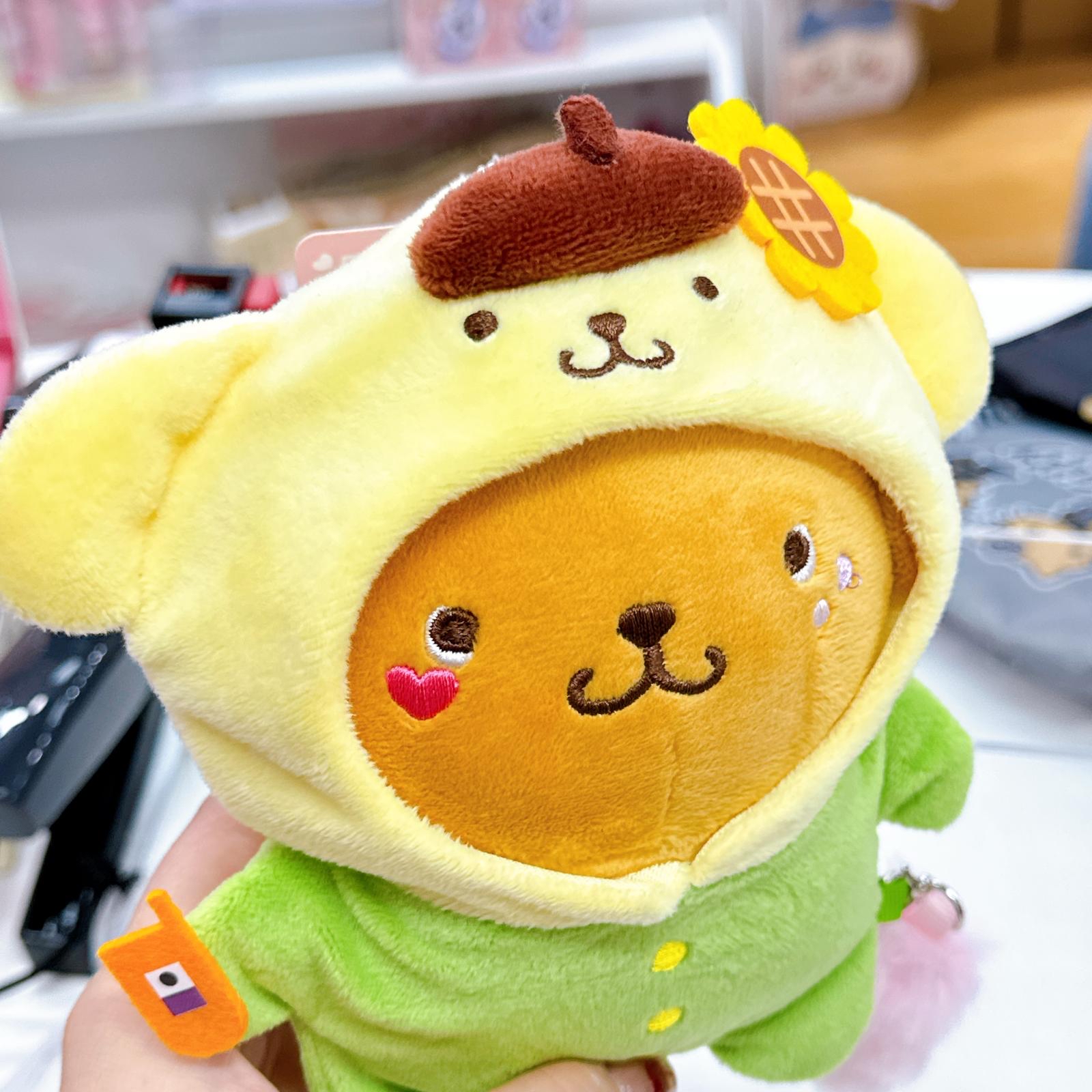 日本直送布甸狗黑皮公仔掛飾