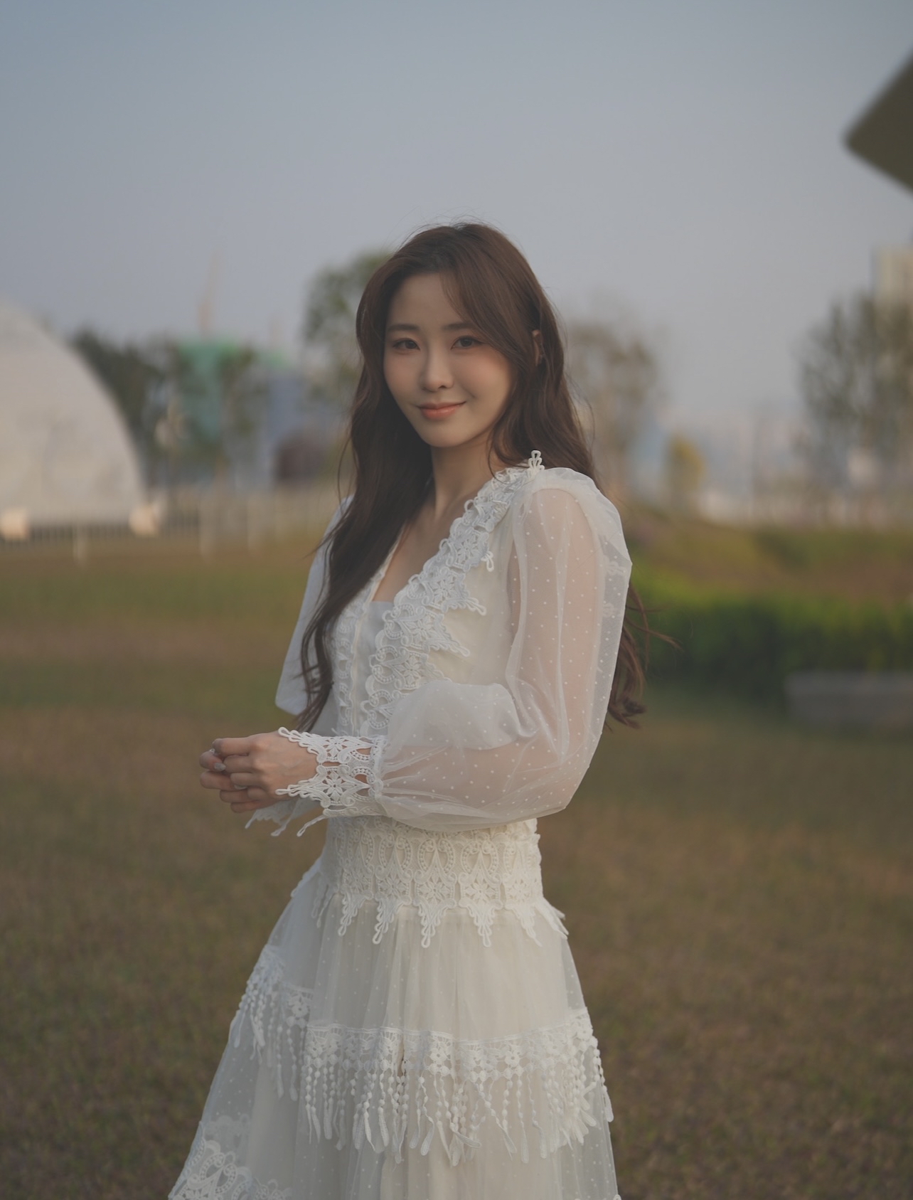 哥德風蕾絲連衣裙