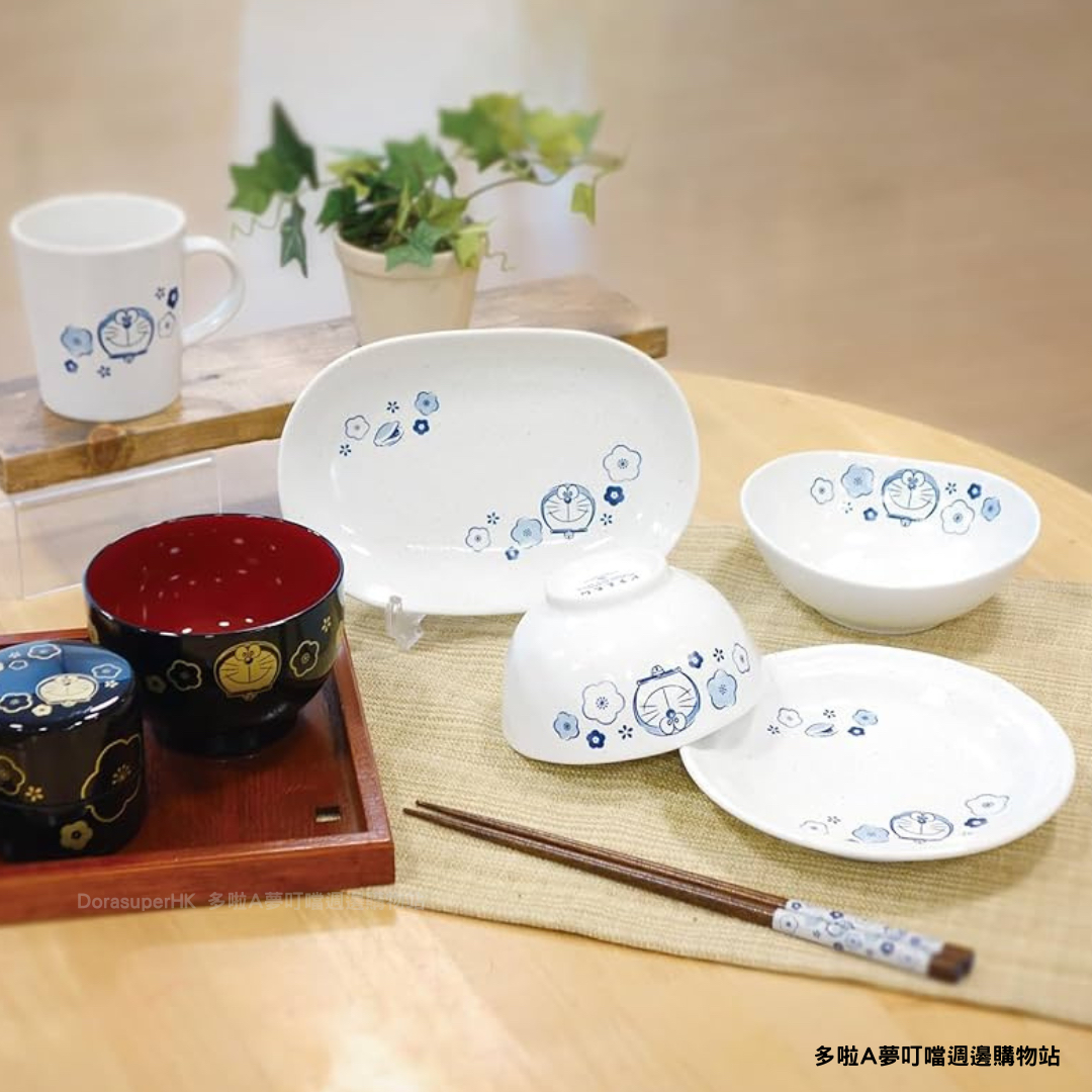 [訂購] 多啦A夢陶瓷碗碟 杯｜日本製｜金正陶瓷｜豆沙包｜Doraemon陶瓷碟