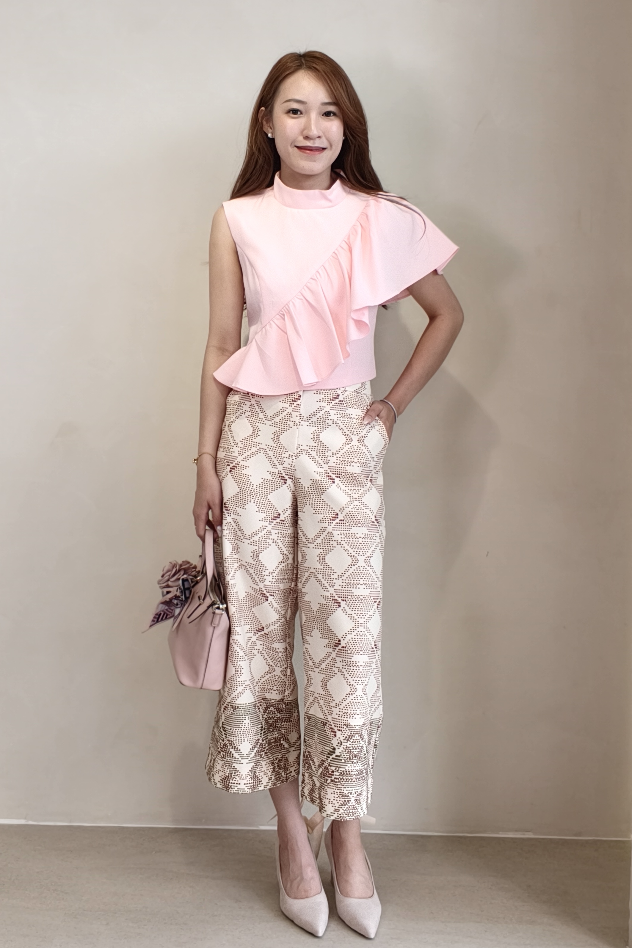 69020 Desert Bloom Printed Wide Leg Pants