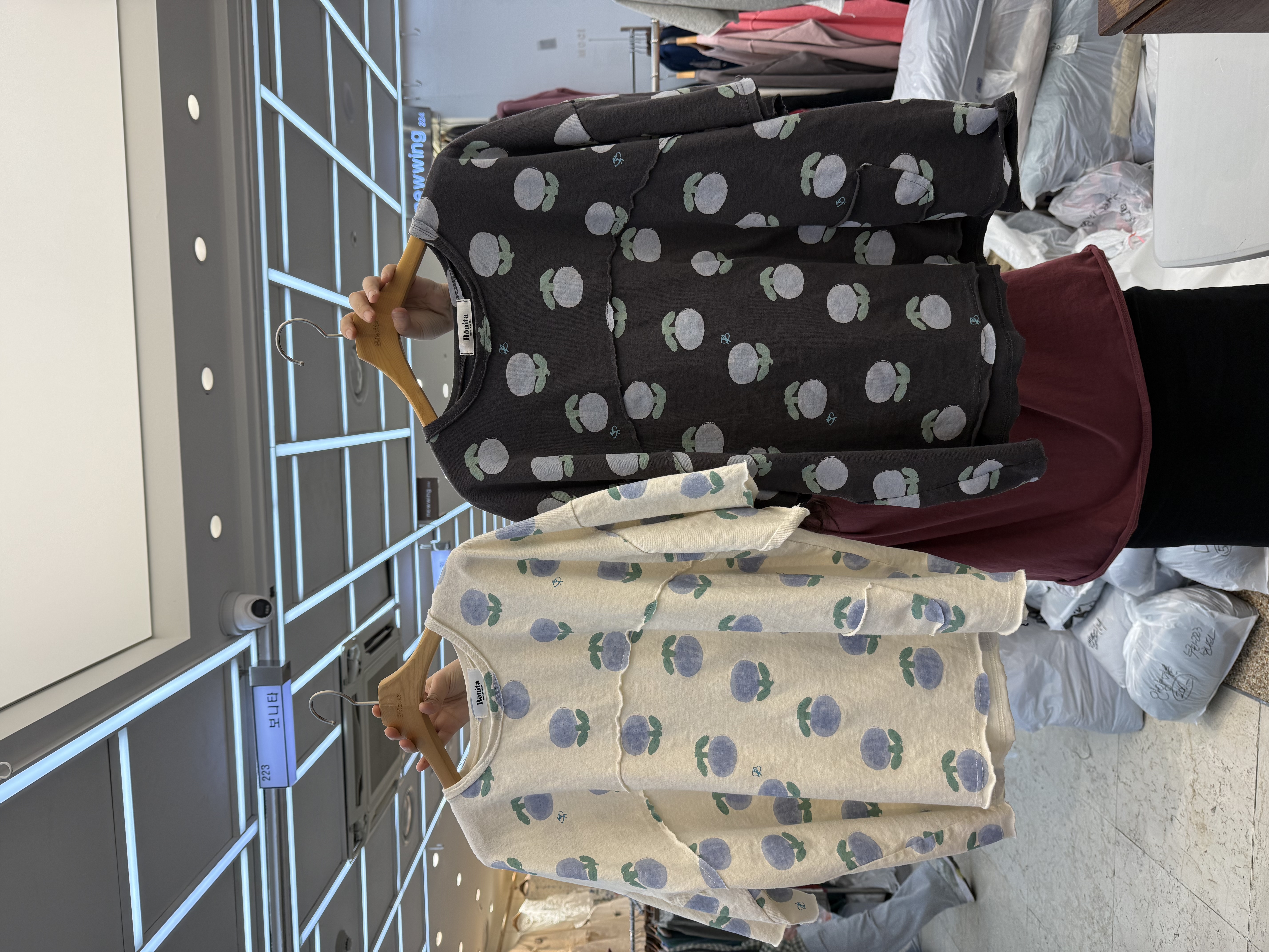 BO OS 藍花洗水車線top