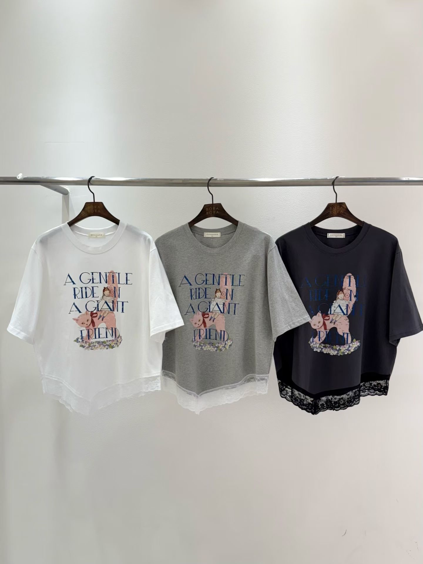 Bora 不規則衫腳tee 