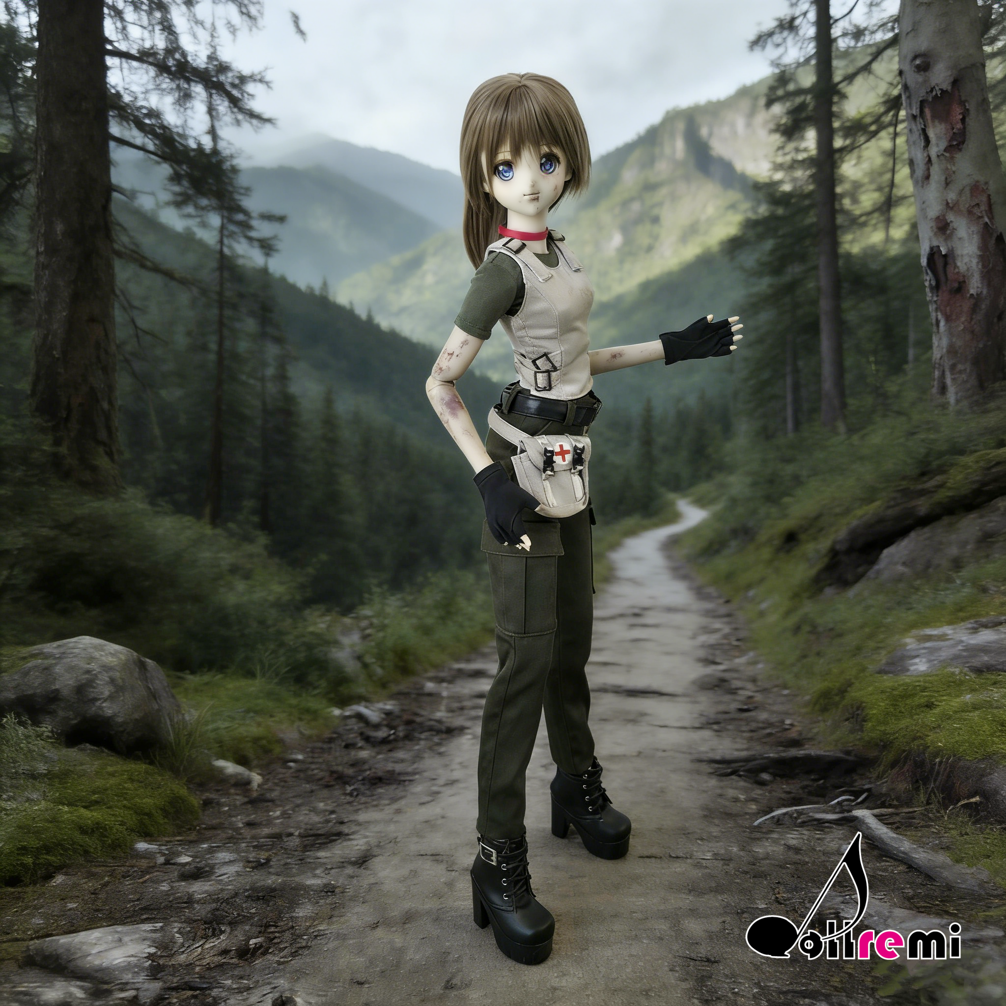 【dollremi】(DD0920) COS Resident Evil : Biohazard - Rebecca Chamber 生化危機 - 瑞貝卡·查姆博斯 Standard S.T.A.R.S.2002 costume