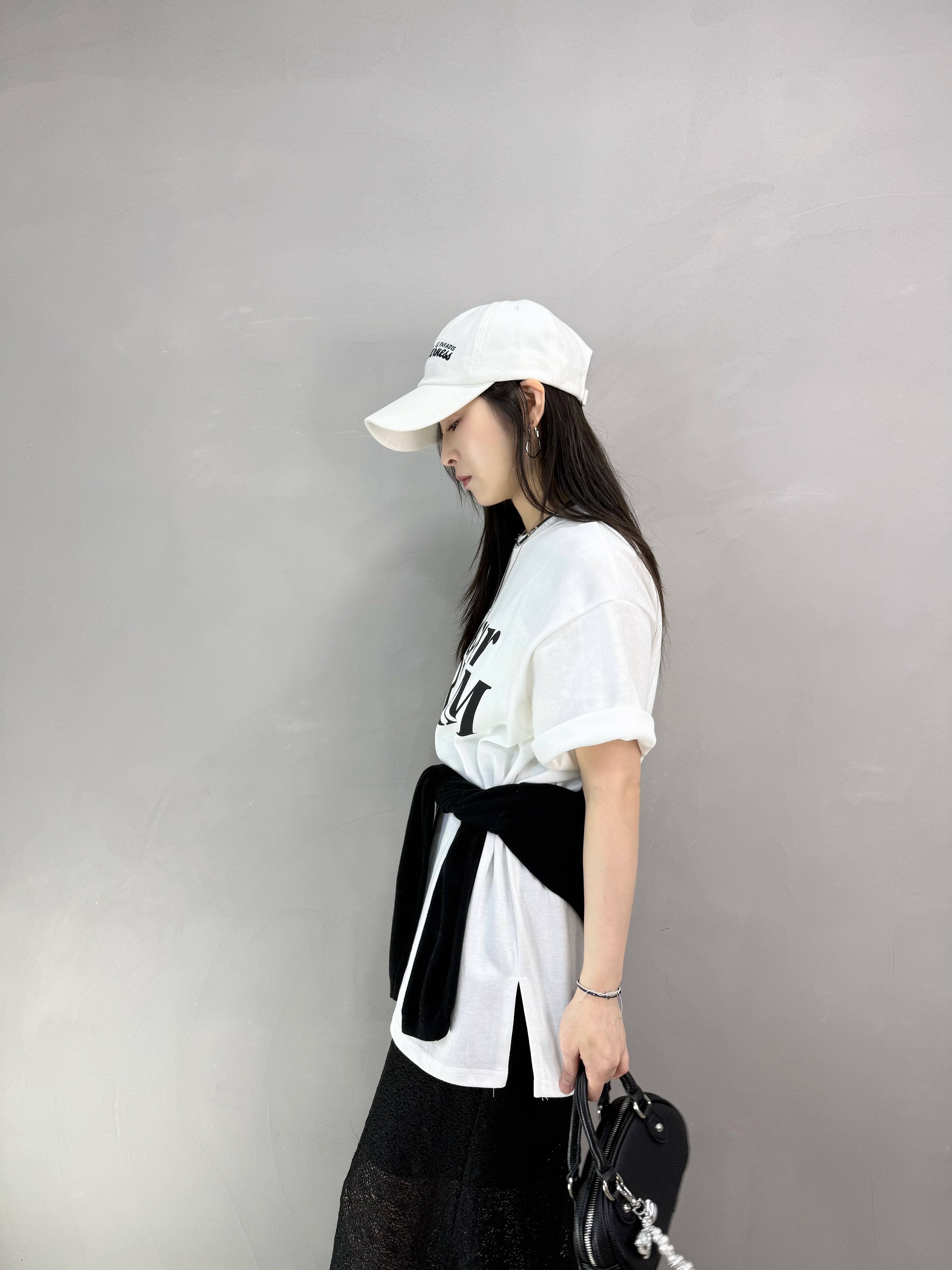 G74 never短袖開叉tee