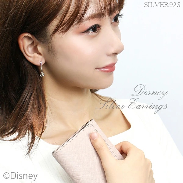 📦訂購 日本限定 Disney 迪士尼 Rapunzel 長髮公主 925銀製耳環