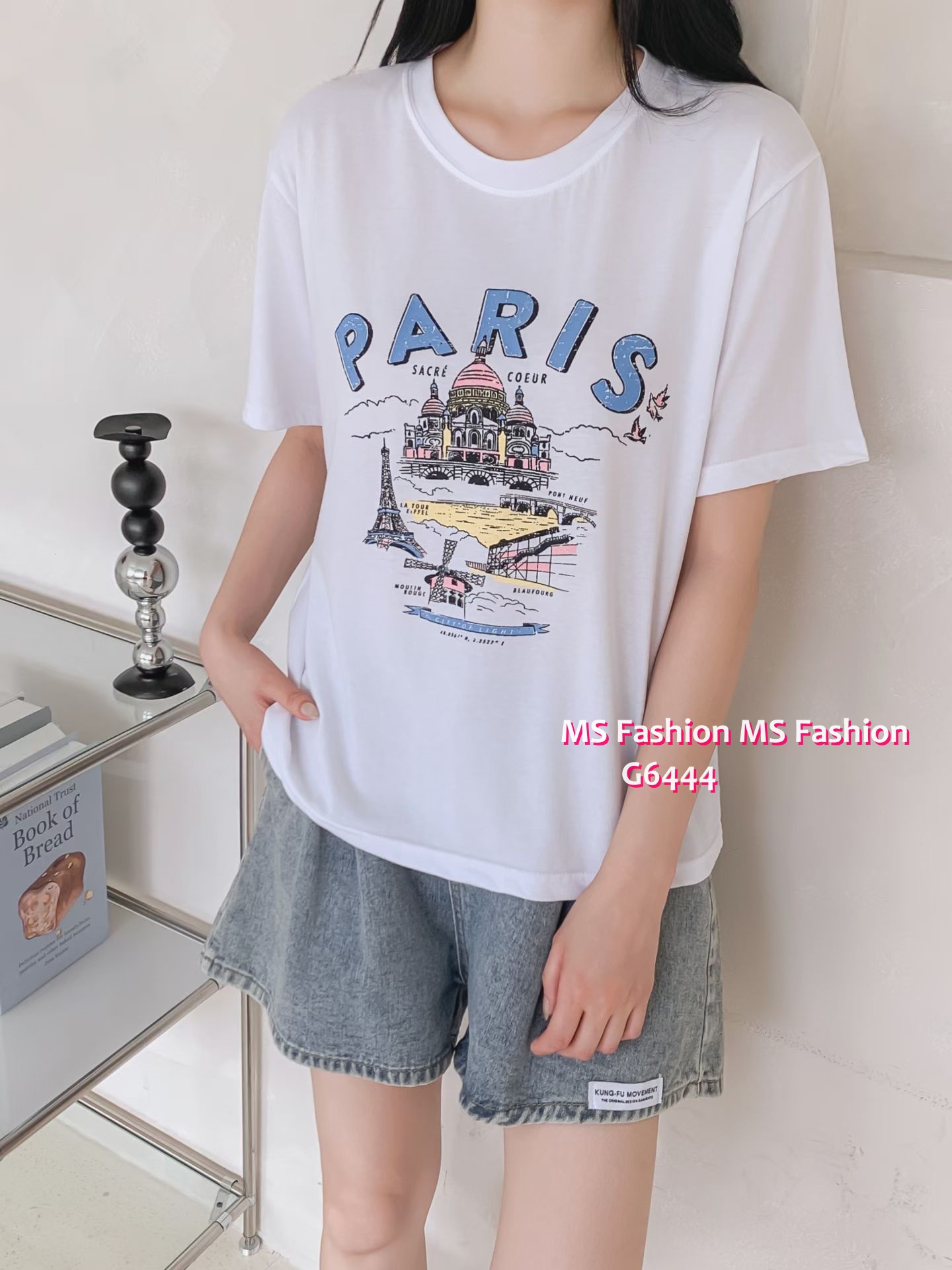 G6444 靚色靚print tee