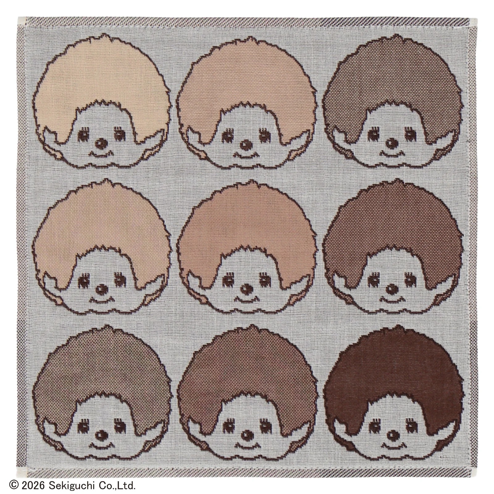  🎀【預訂】 Monchhichi 三層紗布手帕 B