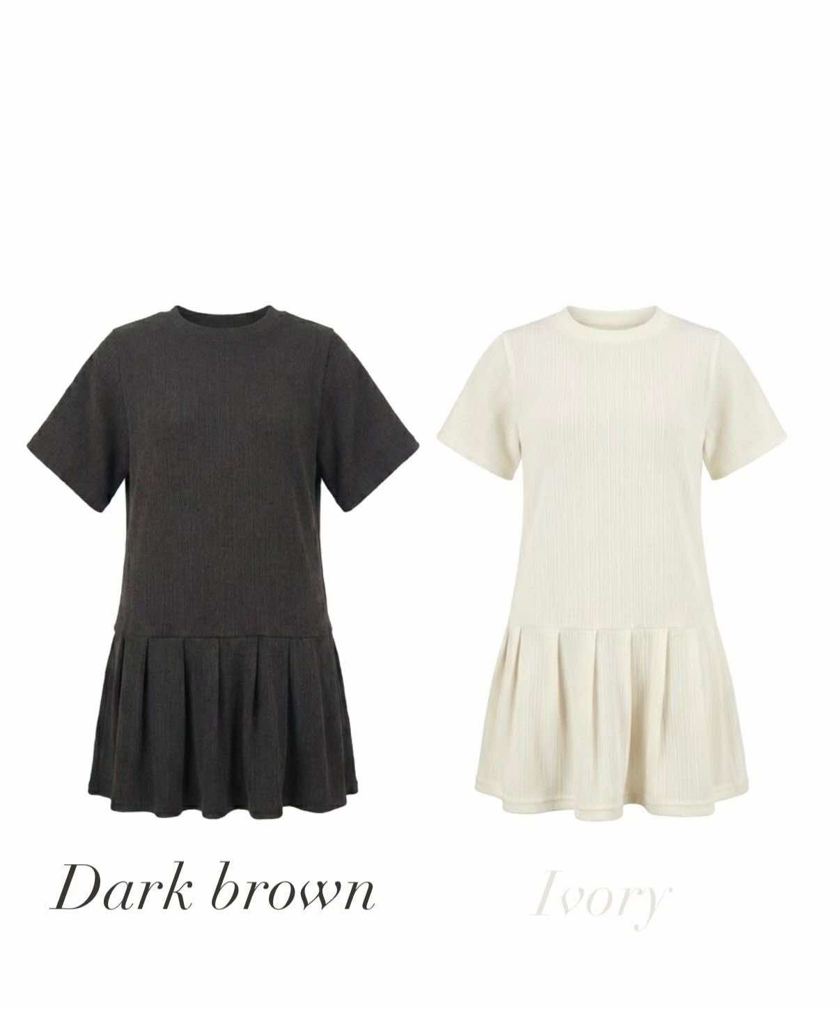 暗直紋百摺娃娃裙