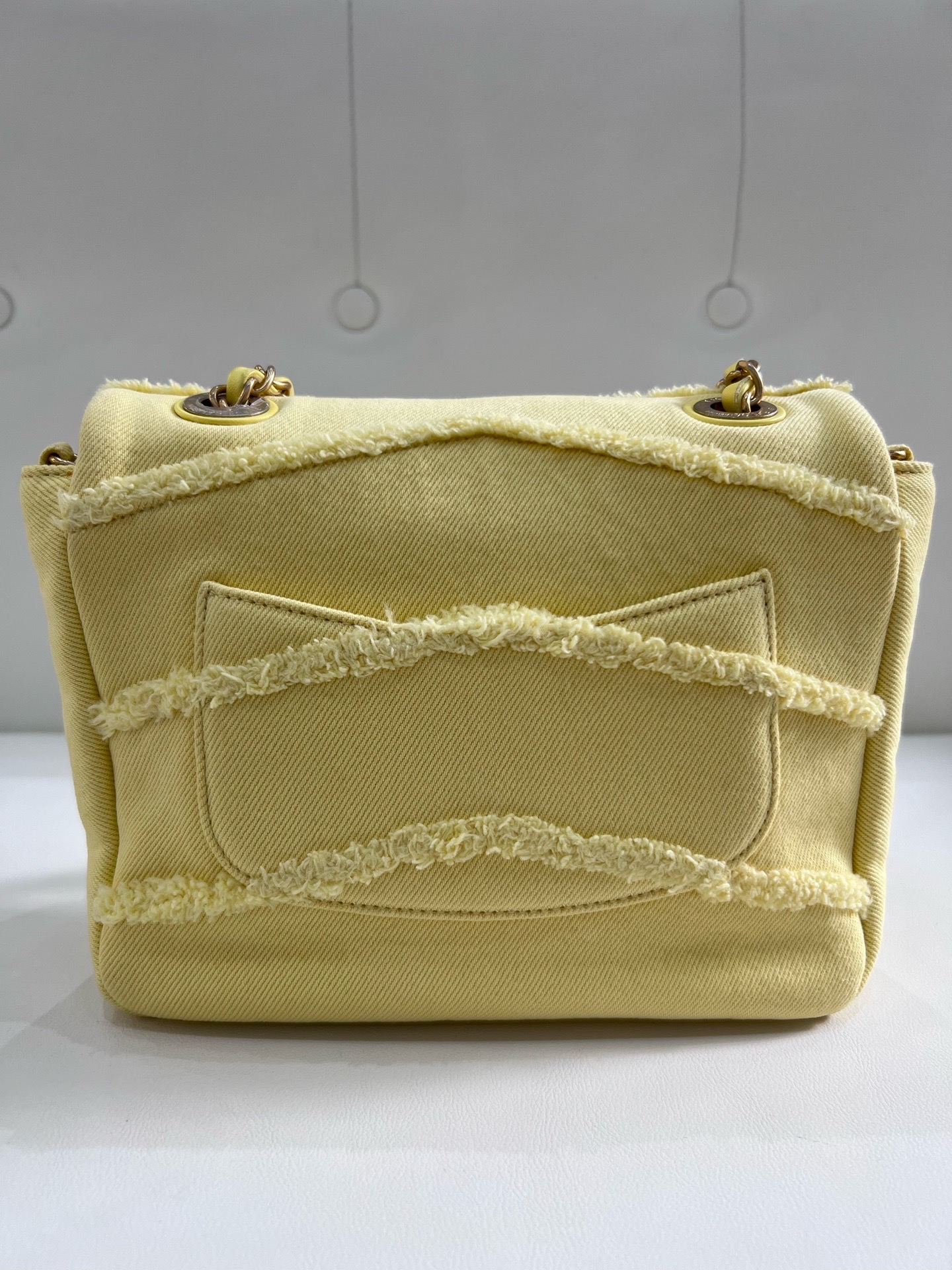 【預訂貨品】Chanel小雞黃牛仔布方胖子 