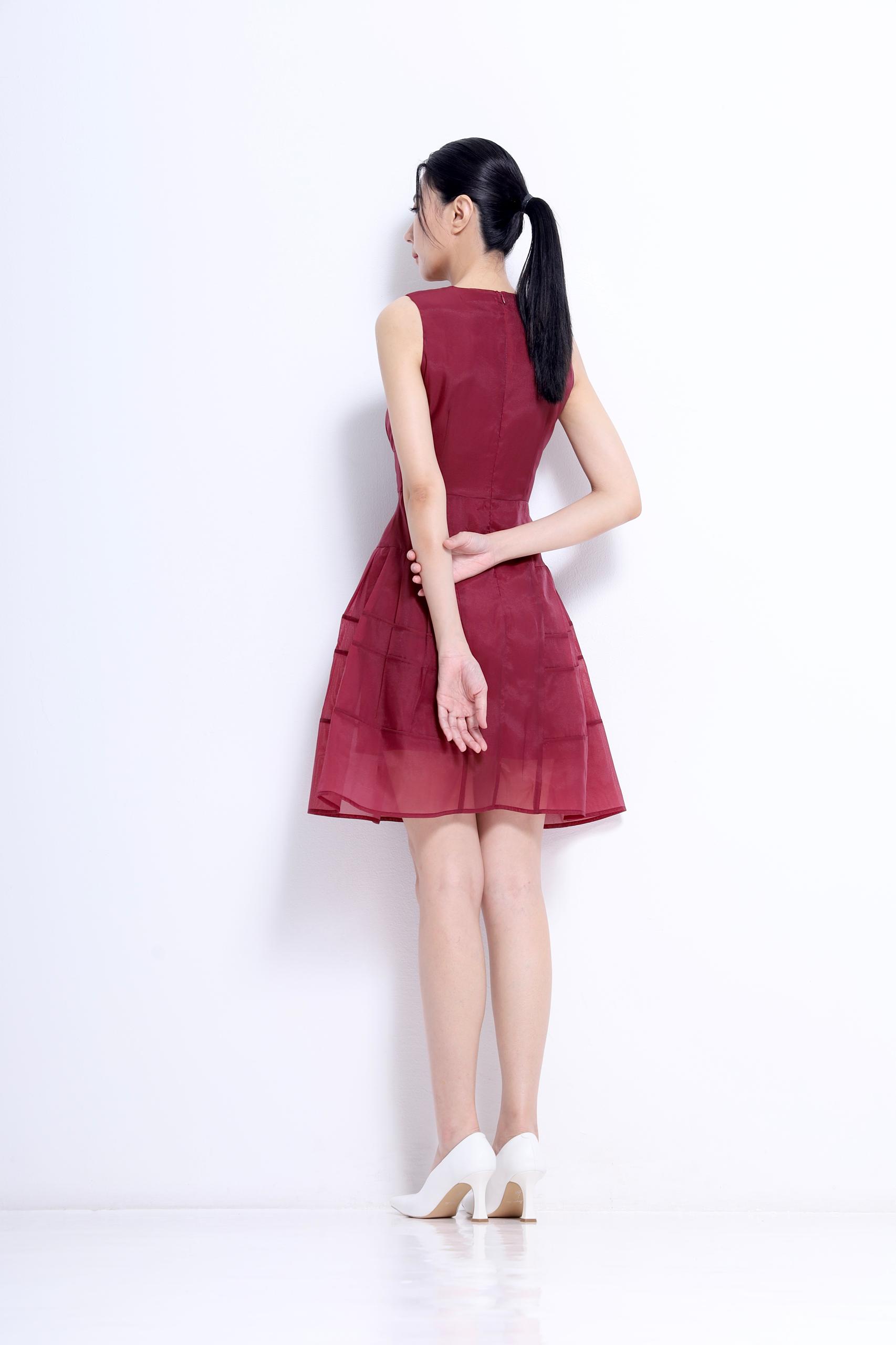 CD2151 SHEER MINI DRESS