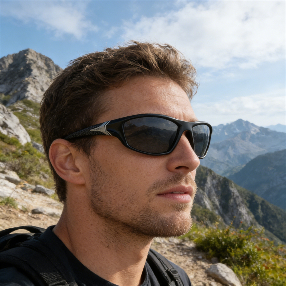 偏光運動墨鏡 黑灰 UB0266