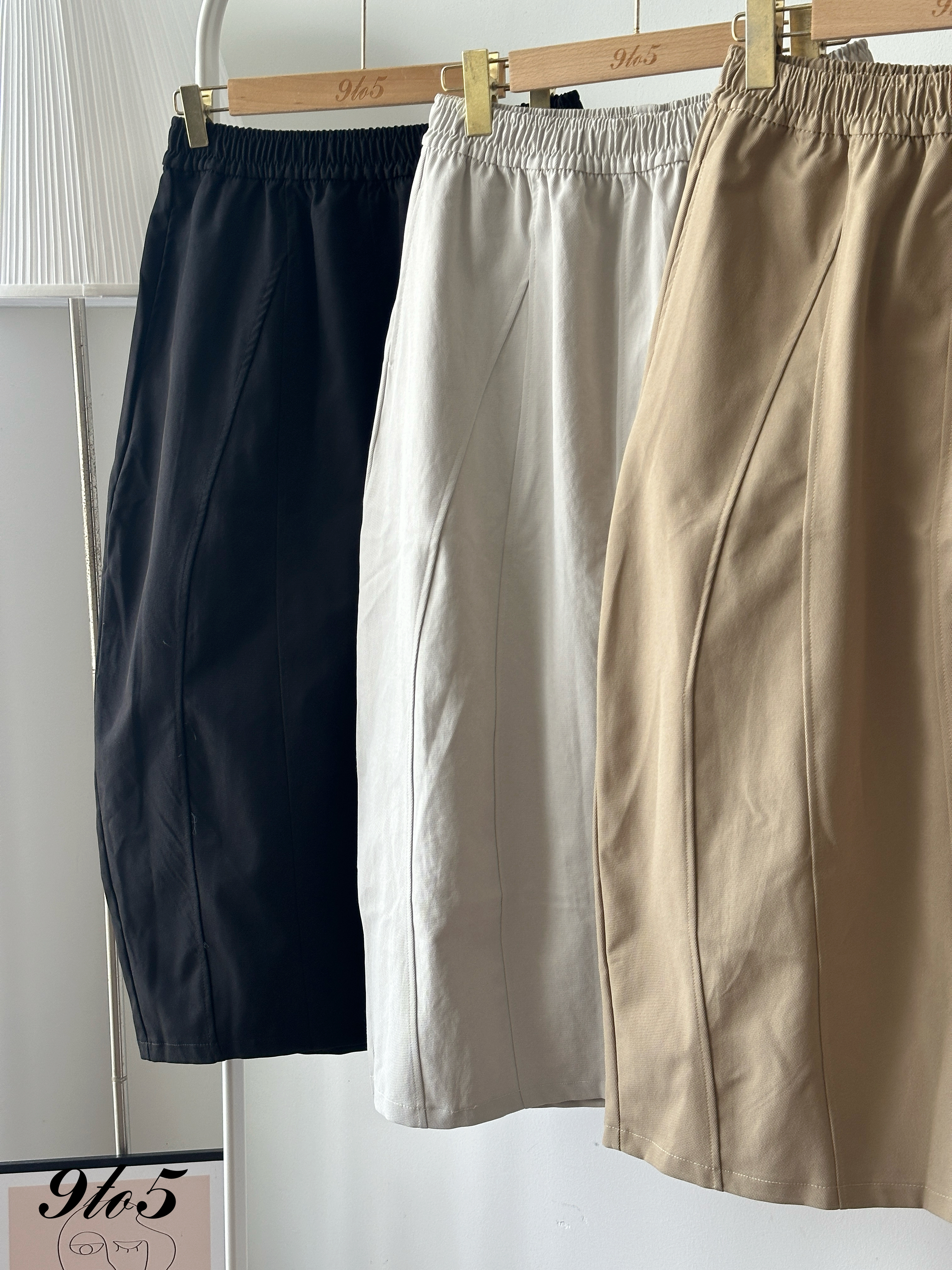 S1931 Long Tulip Skirt - 3 Colors 