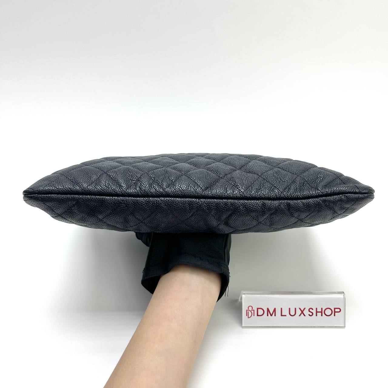 Chanel Navy Blue Caviar Boy OCase GHW (Serial 25)