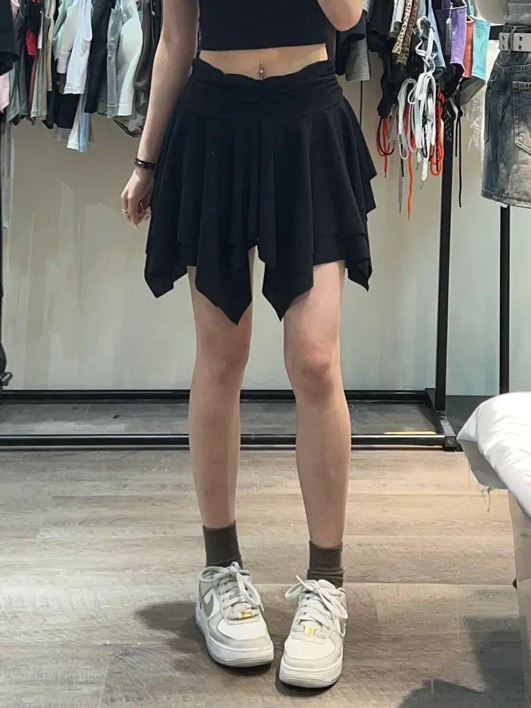Y2k廢土棉質短裙 KR2778