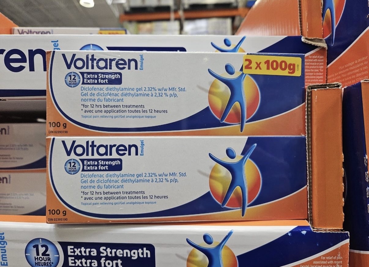 加拿大直送 Voltaren 強效止痛舒緩肌肉痛按摩膏