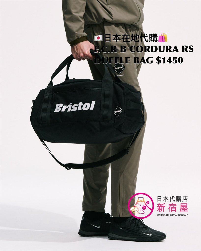 .C.REAL BRISTOL RIPSTOP DUFFLE BAG/ MINI DUFFLE BAG/ GADGET BAG/ KNAPSACK