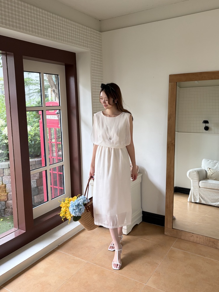The Romance Two-Way Dress (Cream)