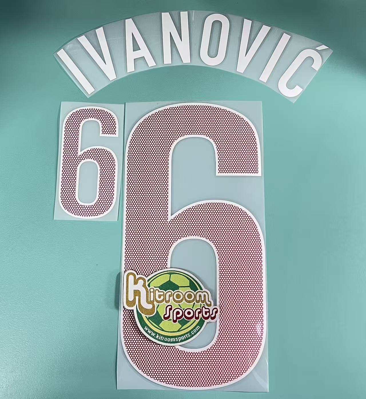 2014 Serbia Home  Nameset #6 IVANOVIC