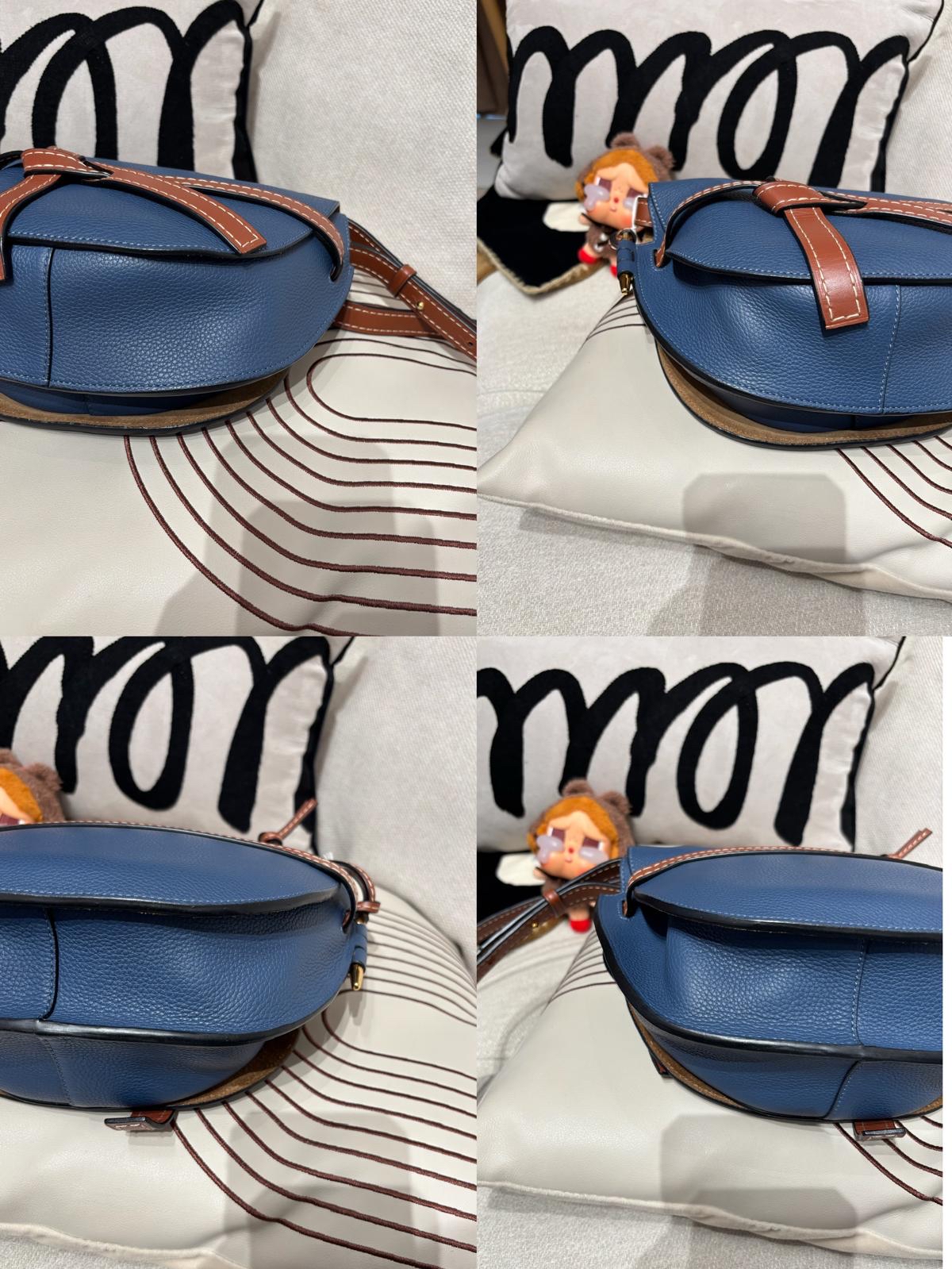 Loewe gate small 牛仔藍 100%Authentic ,95%new ✅dust bag