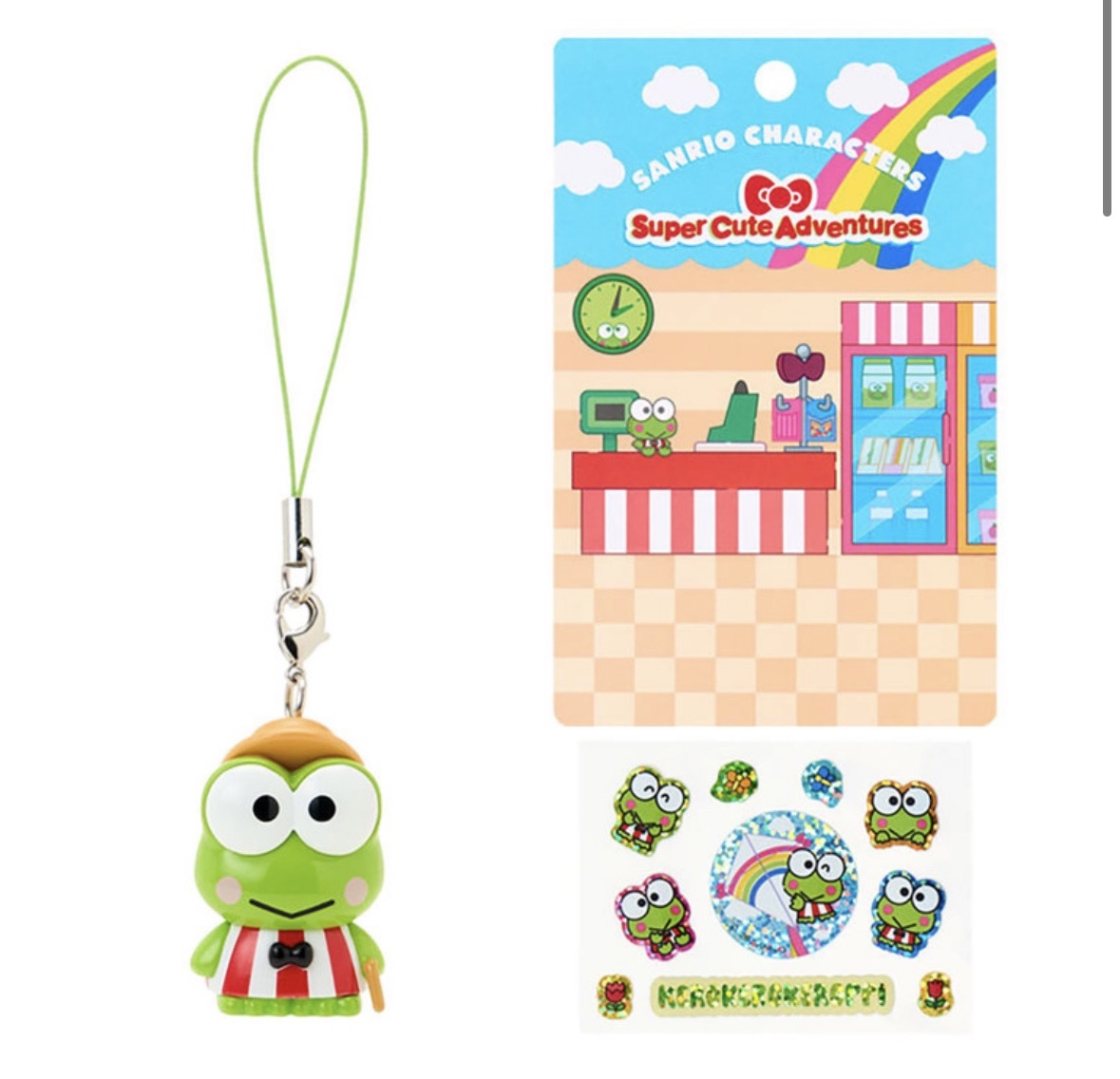 Sanrio 公仔掛飾連貼紙