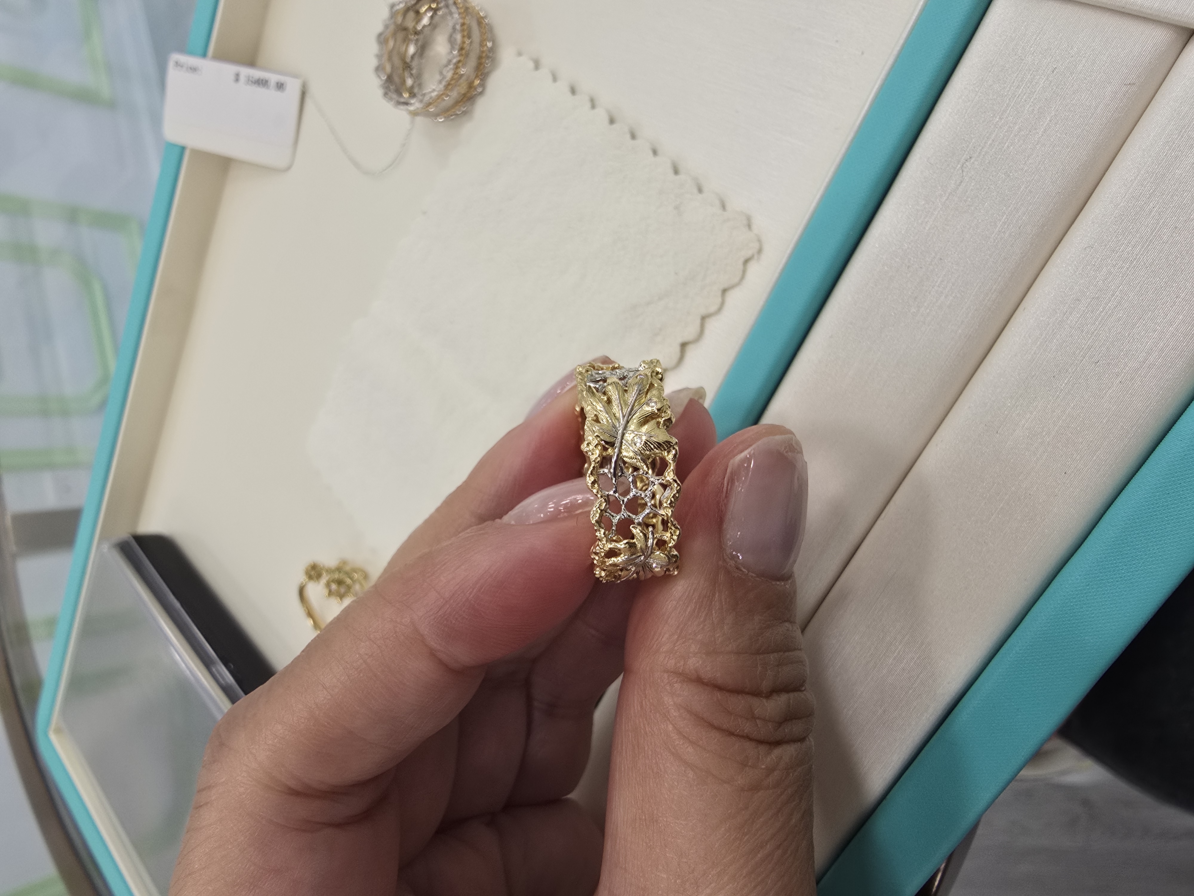 18K鑽石戒指 D0.04 W5.4